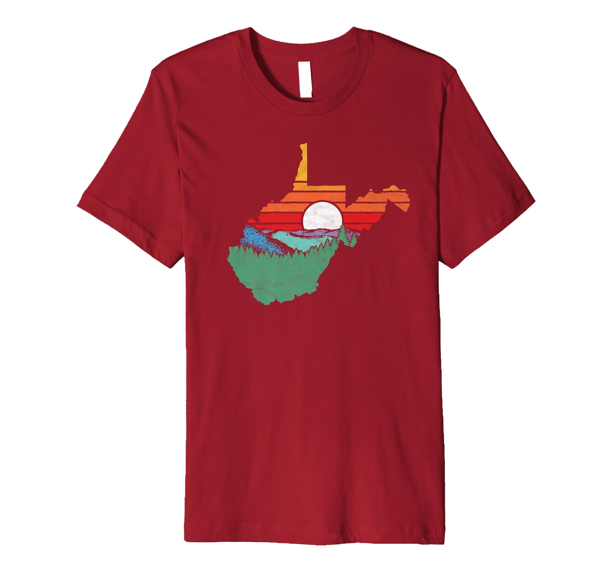 West Virginia Outdoors Nature Mountains Wv T-Shirt - Graphic Print Unisex - T-Shirt, Sweatshirt, Hoodie