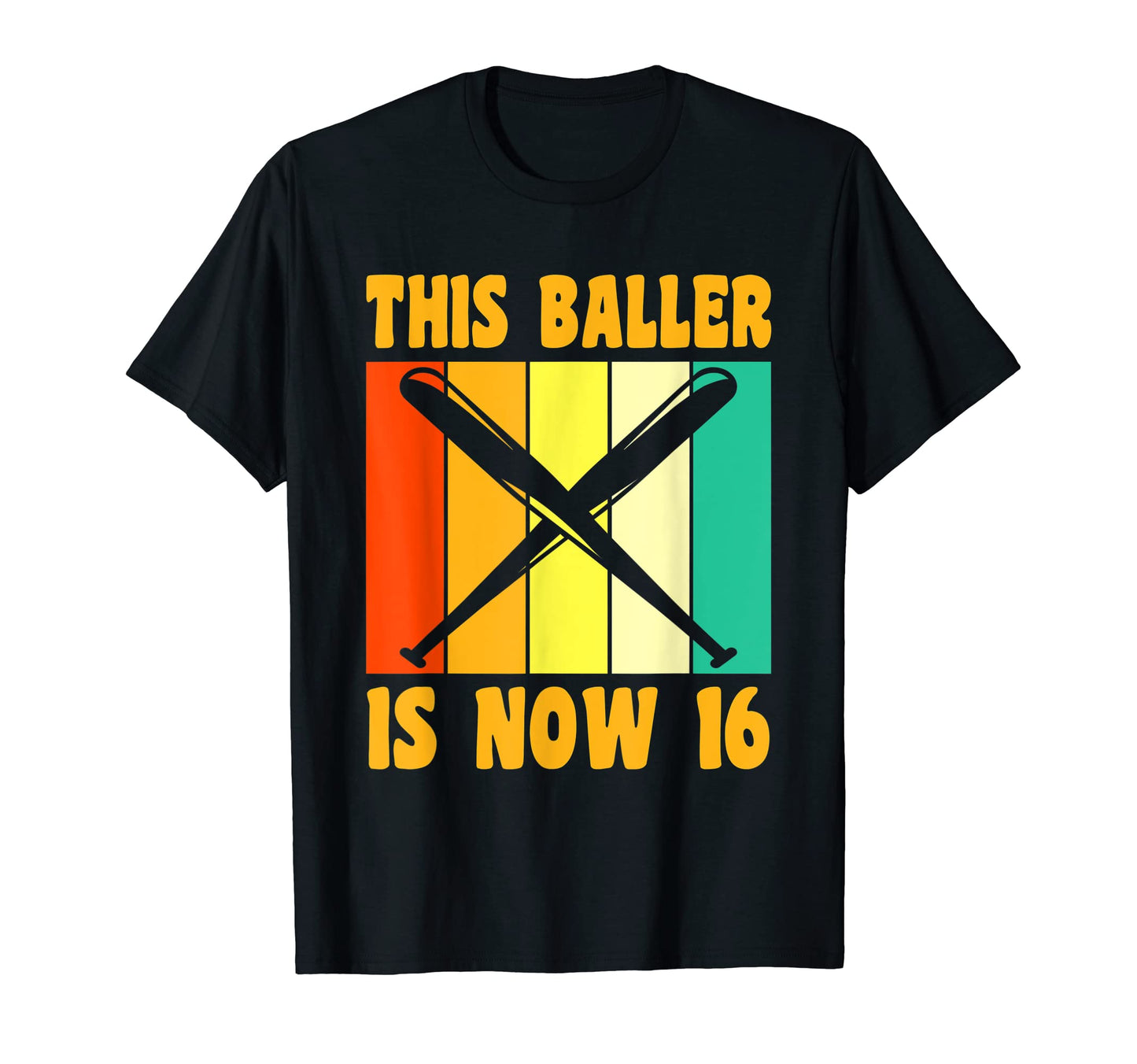 16Th Birthday 16 Year Old Baseball T-Shirt - Casual Everyday Wear Unisex - T-Shirt, Sweatshirt, Hoodie