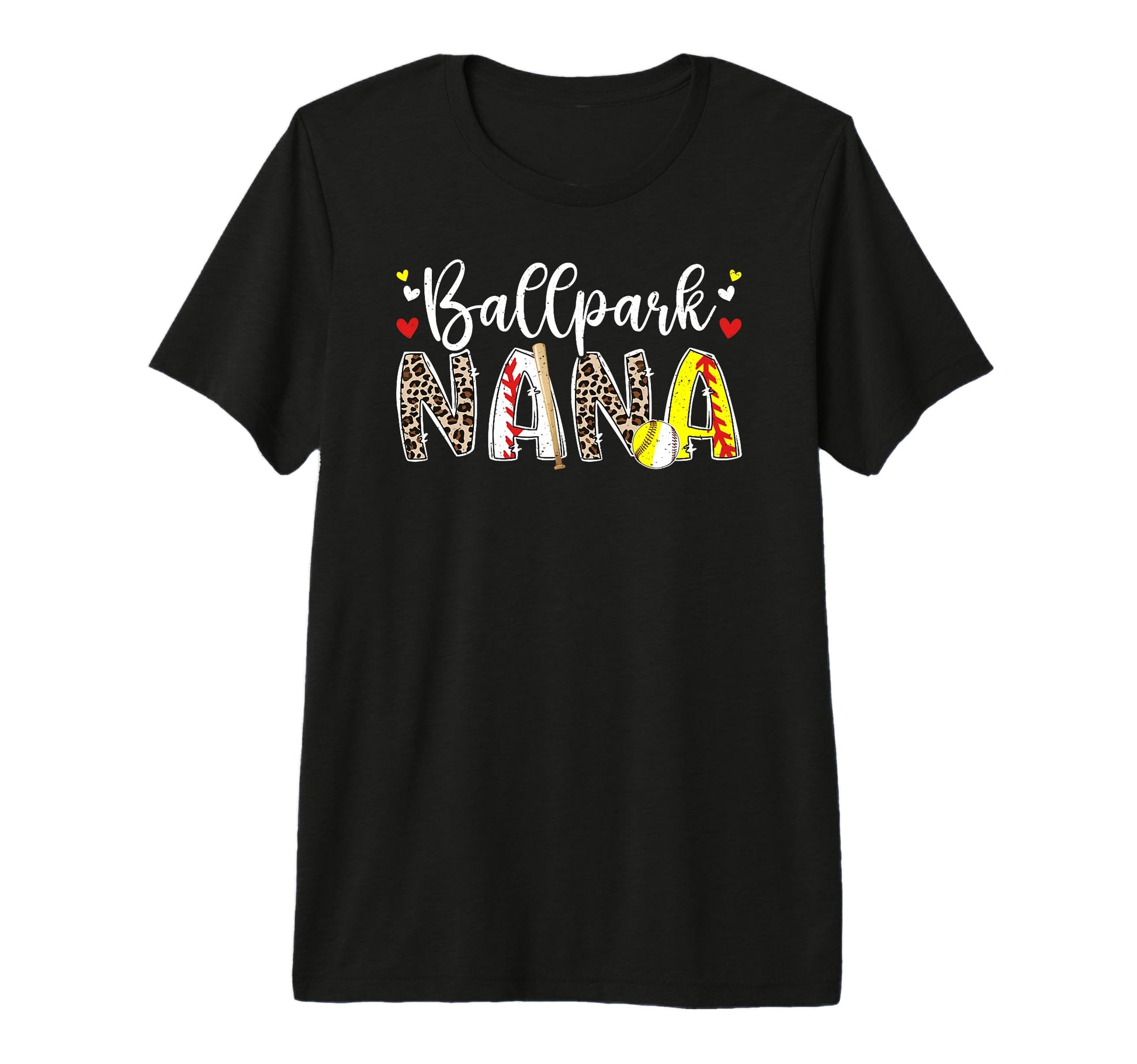 Ballpark Nana Baseball Softball T-Shirt - Aesthetic Graphic for Adults - T-Shirt, Sweatshirt, Hoodie