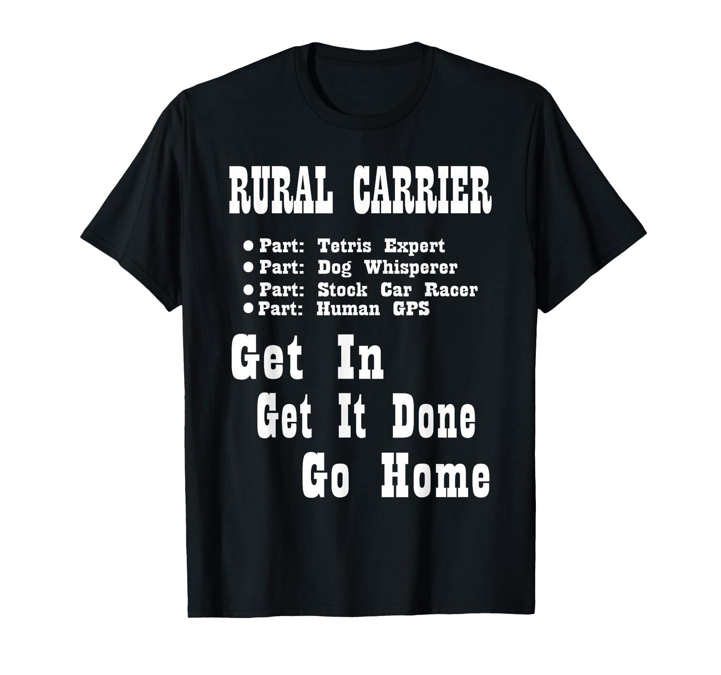 Rural Mail Carrier Parts Get Get It T-Shirt - Trendy Graphic for Adults - T-Shirt, Sweatshirt, Hoodie