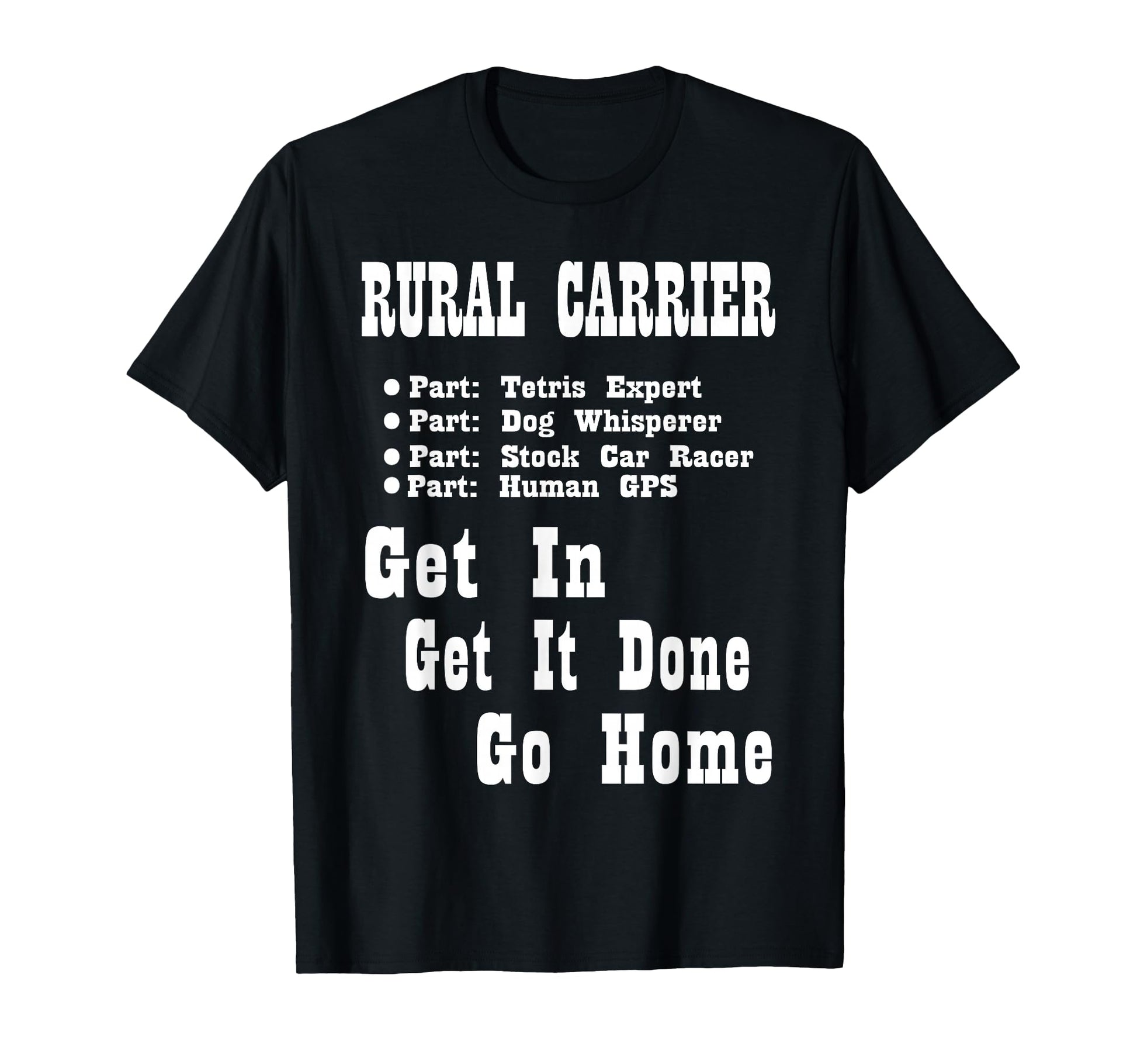 Rural Mail Carrier Parts Get Get It T-Shirt - Trendy Graphic for Adults - T-Shirt, Sweatshirt, Hoodie