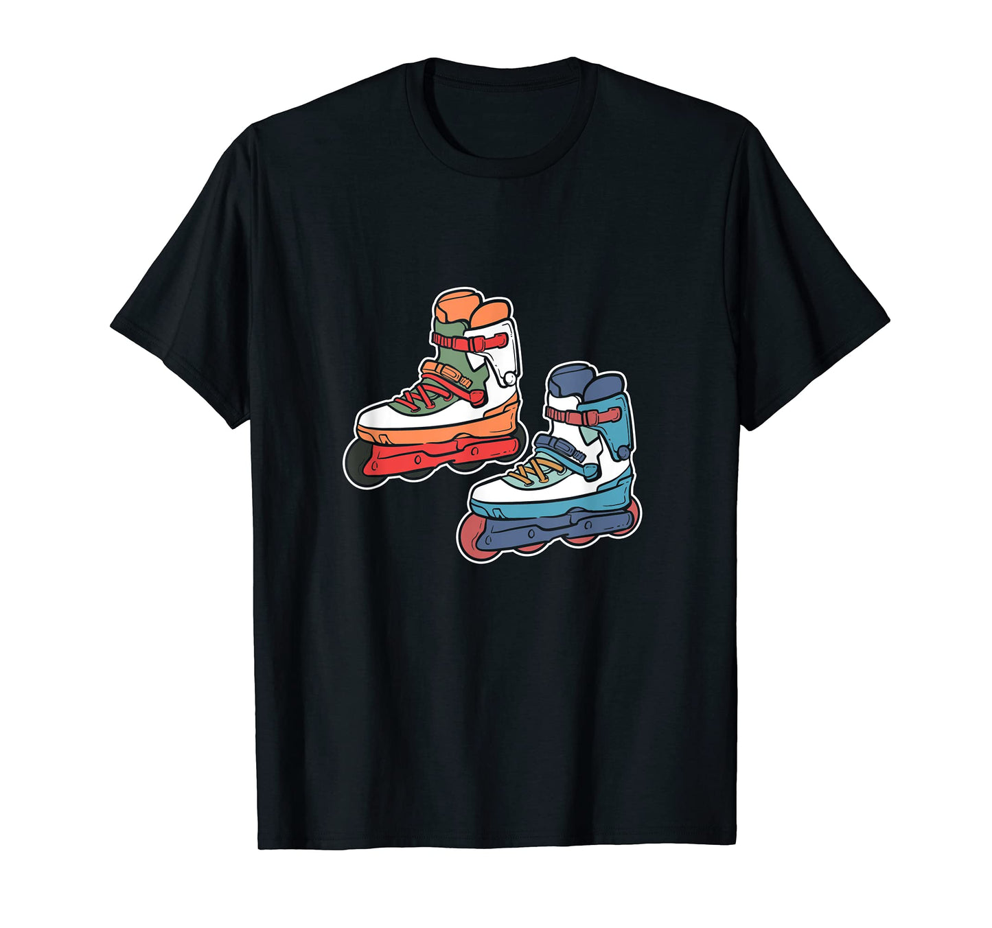 Roller Skates Skating T-Shirt - Trendy Graphic for Adults - T-Shirt, Sweatshirt, Hoodie