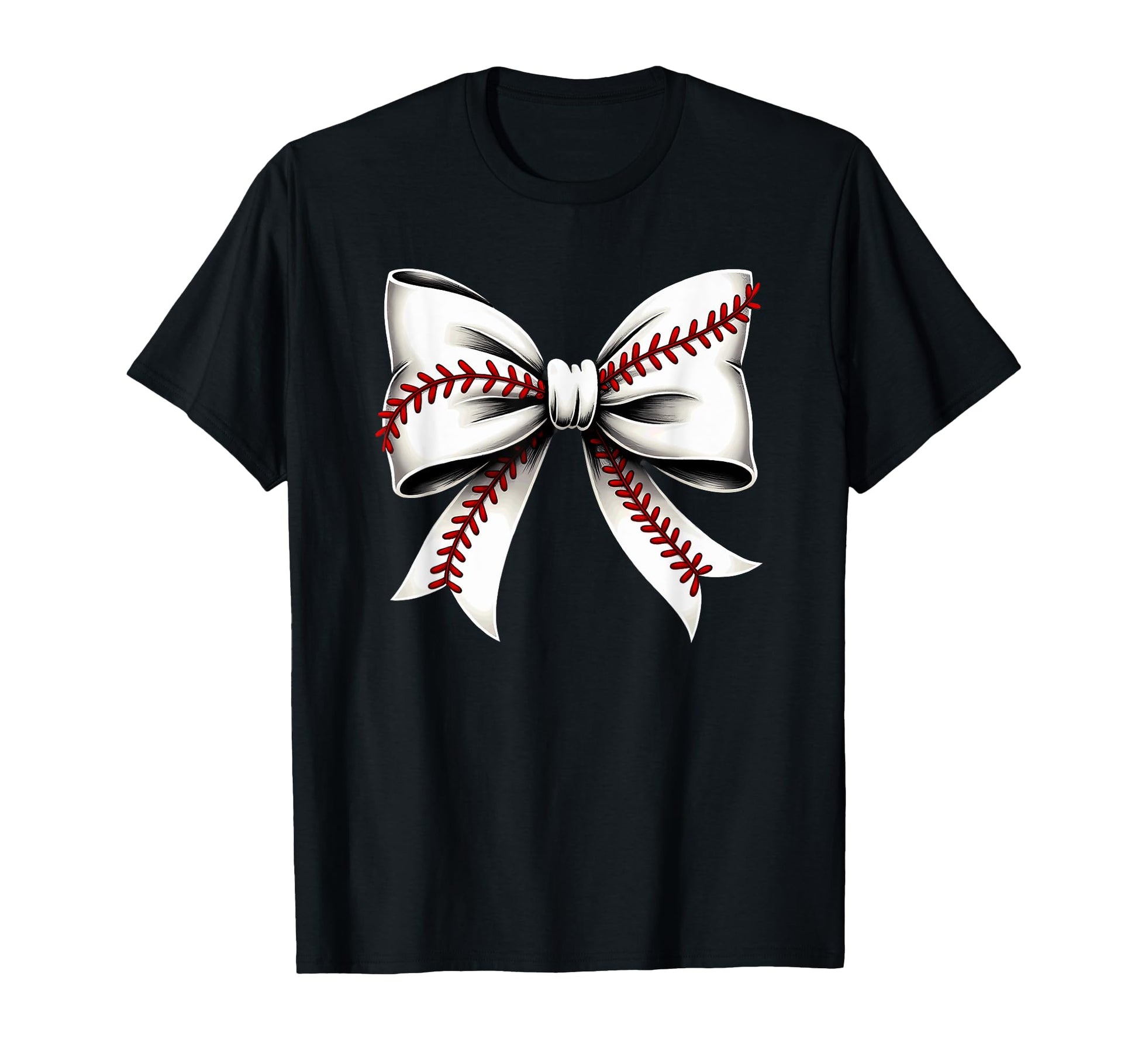 Baseball Coquette Bow Mommy T-Shirt - Custom Art Print for Adults - T-Shirt, Sweatshirt, Hoodie