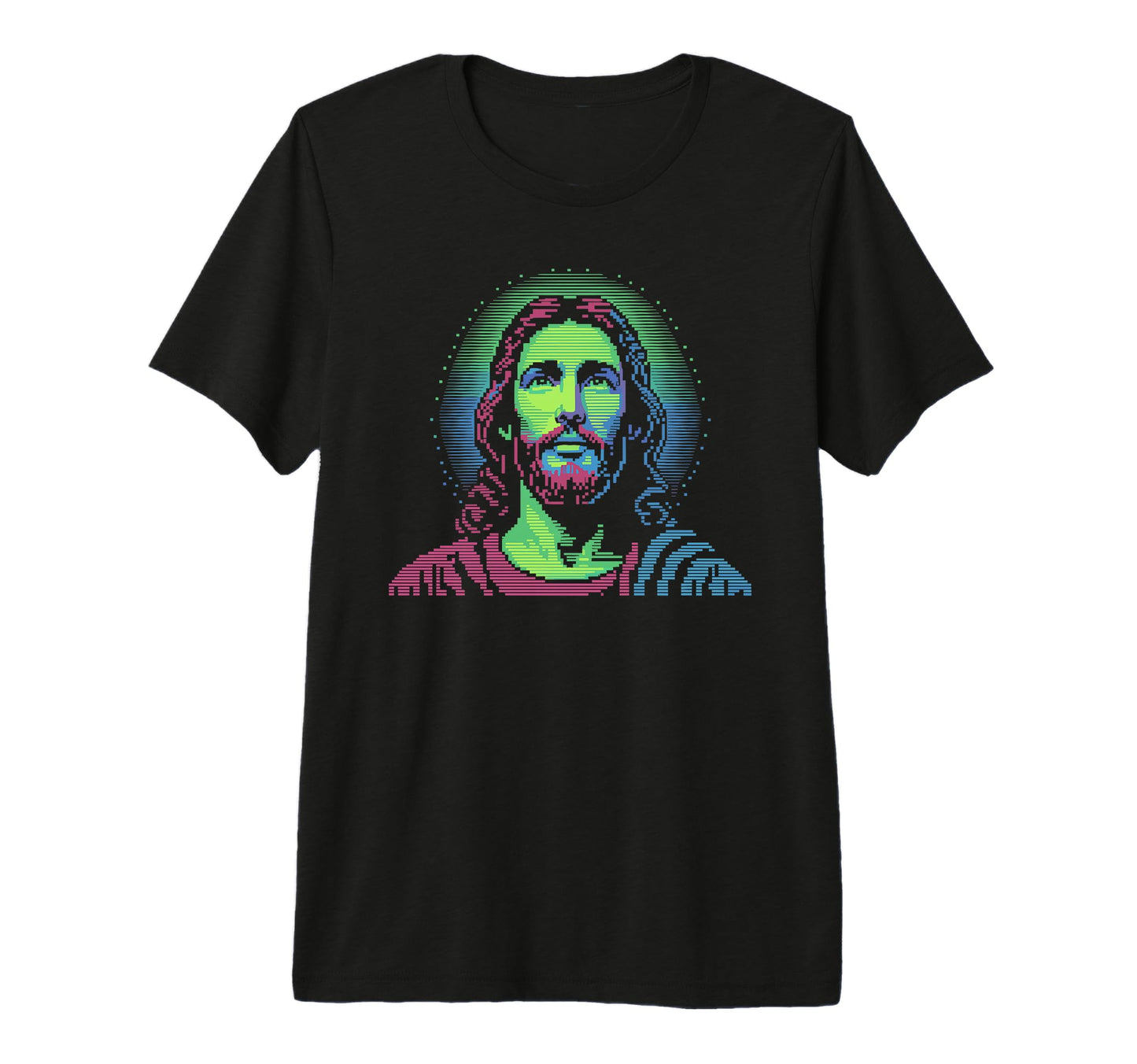 Pixel Jesus Arcade Christian Gamer T-Shirt - Streetwear Style Men Women - T-Shirt, Sweatshirt, Hoodie