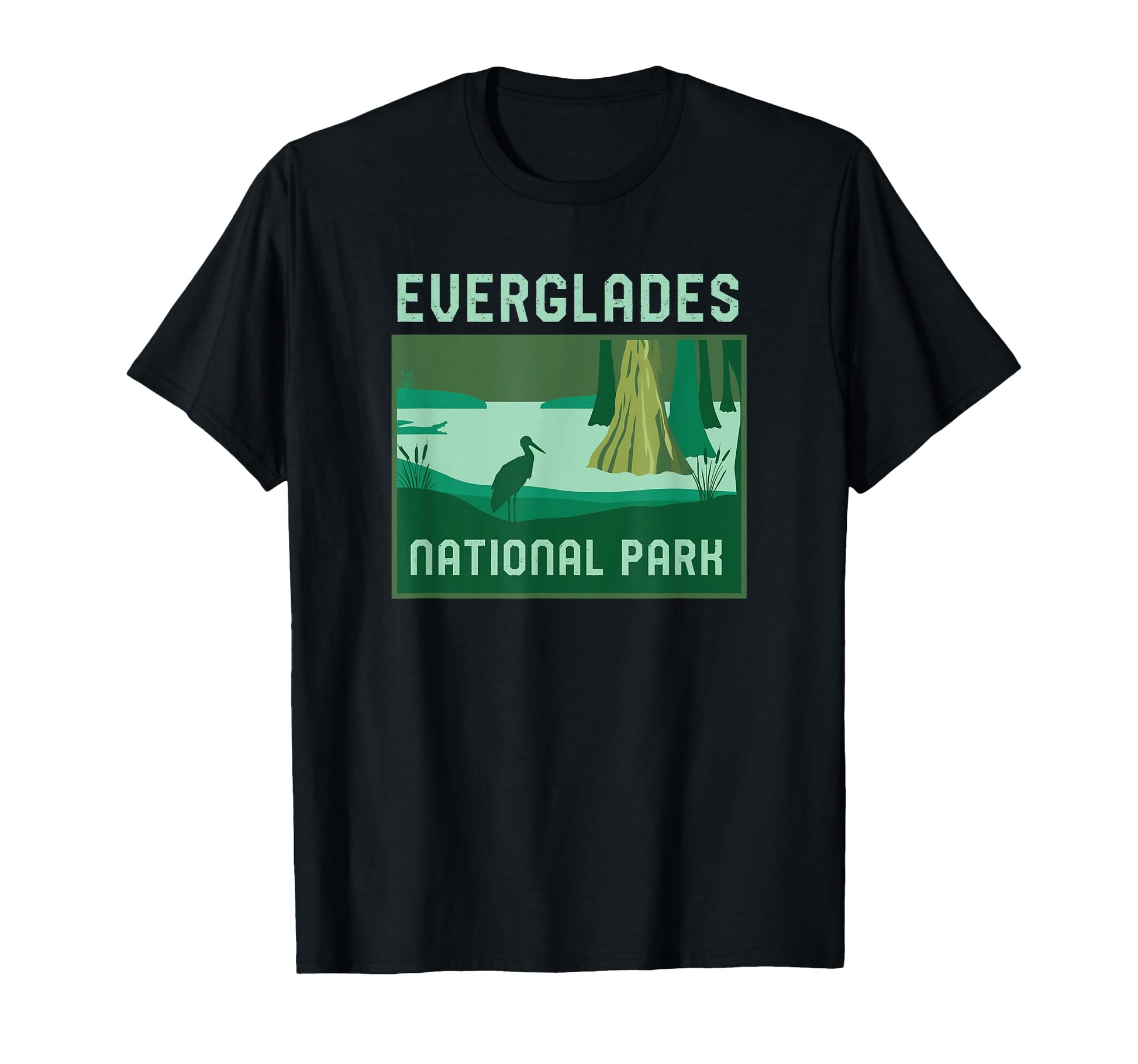 Everglades National Park Florida Minimalist T-Shirt - Graphic Print Unisex - T-Shirt, Sweatshirt, Hoodie
