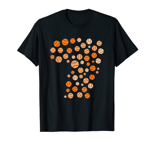 7 Years Old Baseball Themed Baseball 7Th T-Shirt - Custom Art Print Unisex - T-Shirt, Sweatshirt, Hoodie