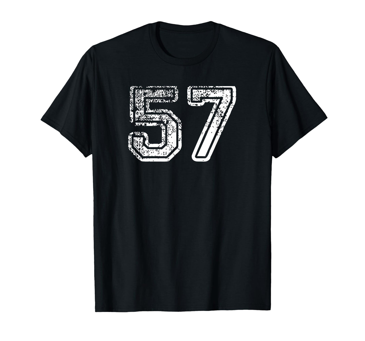 Number 57 Baseball Football Soccer T-Shirt - Novelty Apparel Men Women - T-Shirt, Sweatshirt, Hoodie