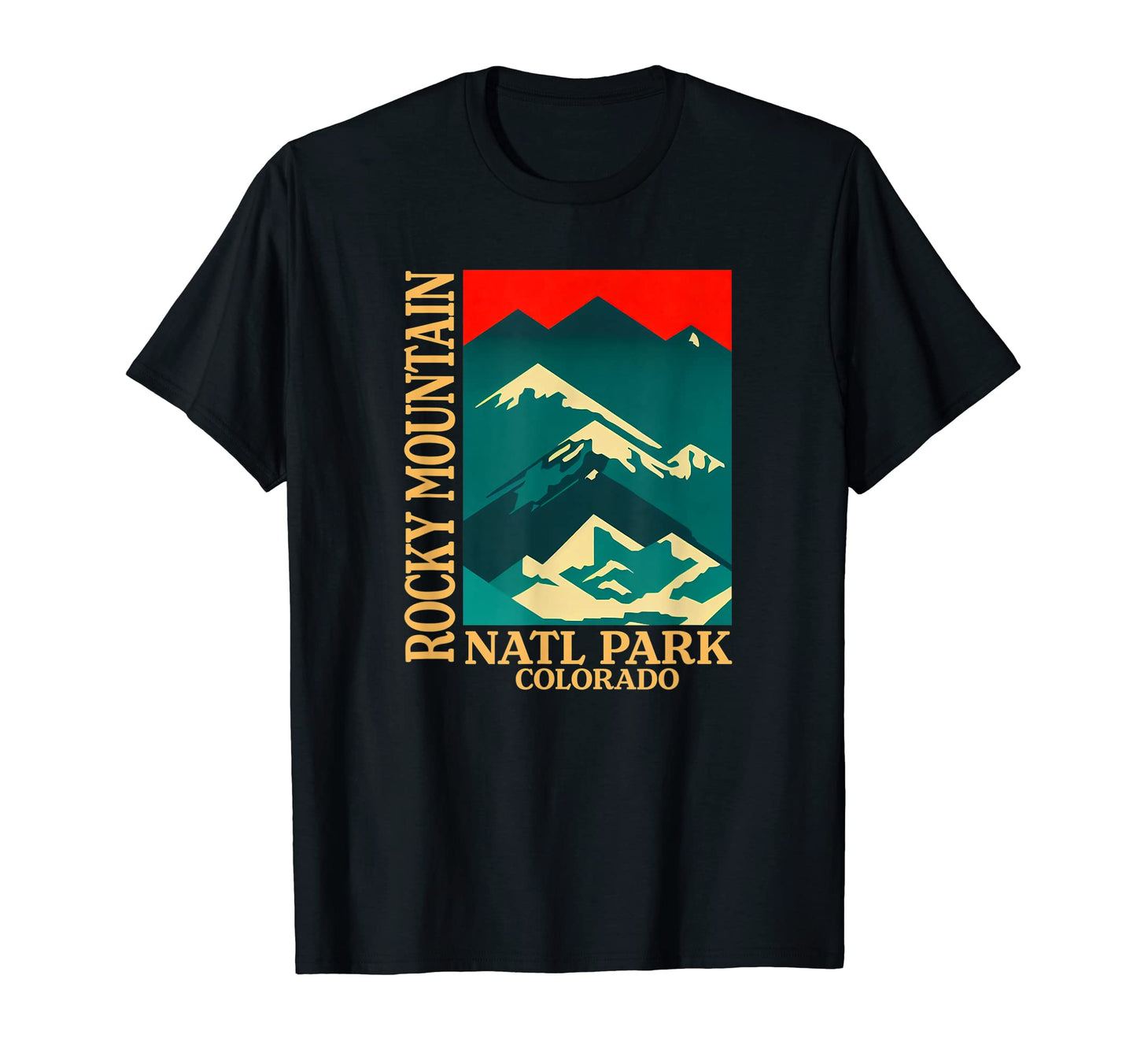 Colorado Rocky Mountain National Park T-Shirt - Unique Graphic for Adults - T-Shirt, Sweatshirt, Hoodie