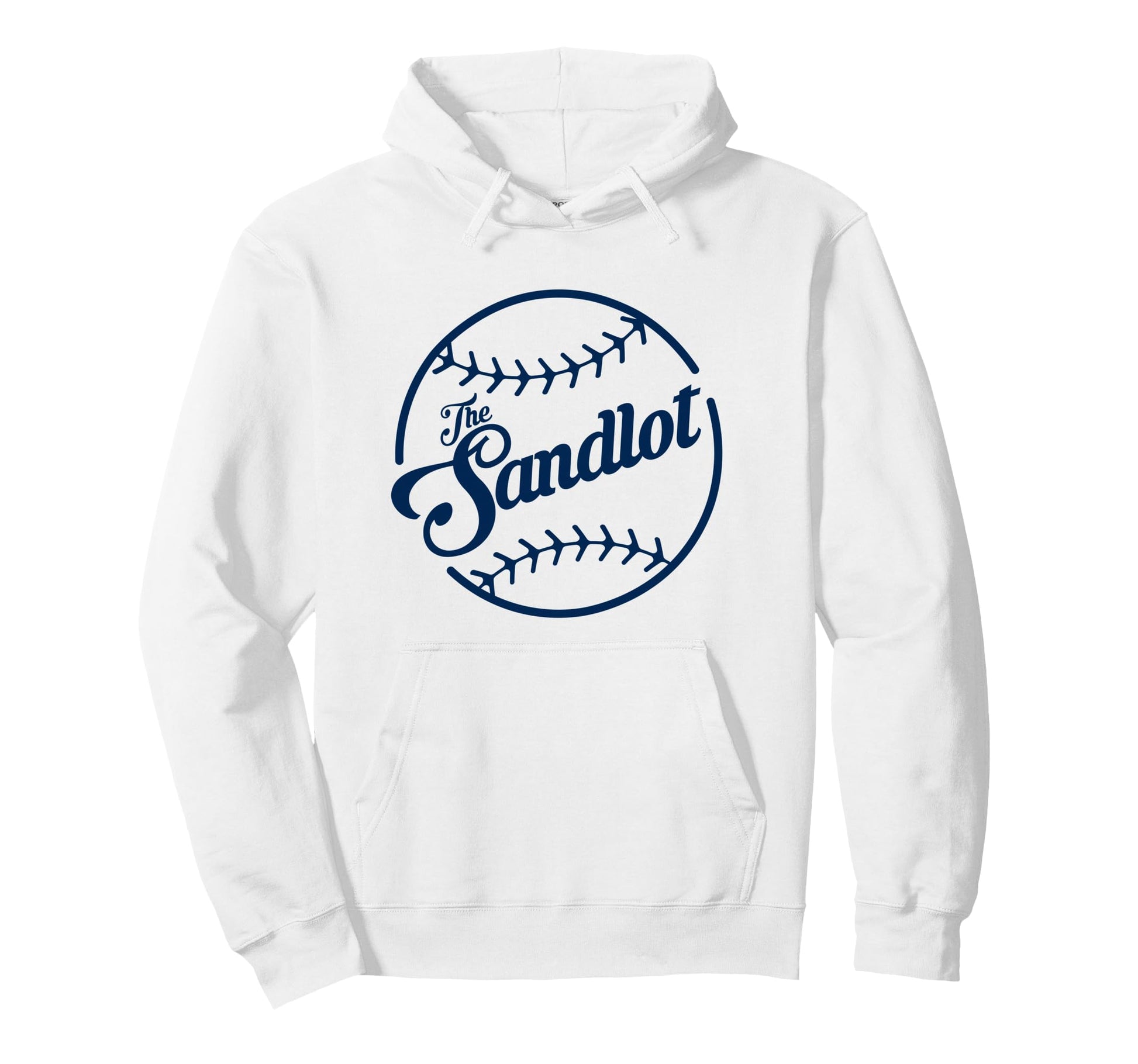 Sandlot Baseball Stitch Circle Logo Hoodie - Custom Art Print Men Women - T-Shirt, Sweatshirt, Hoodie