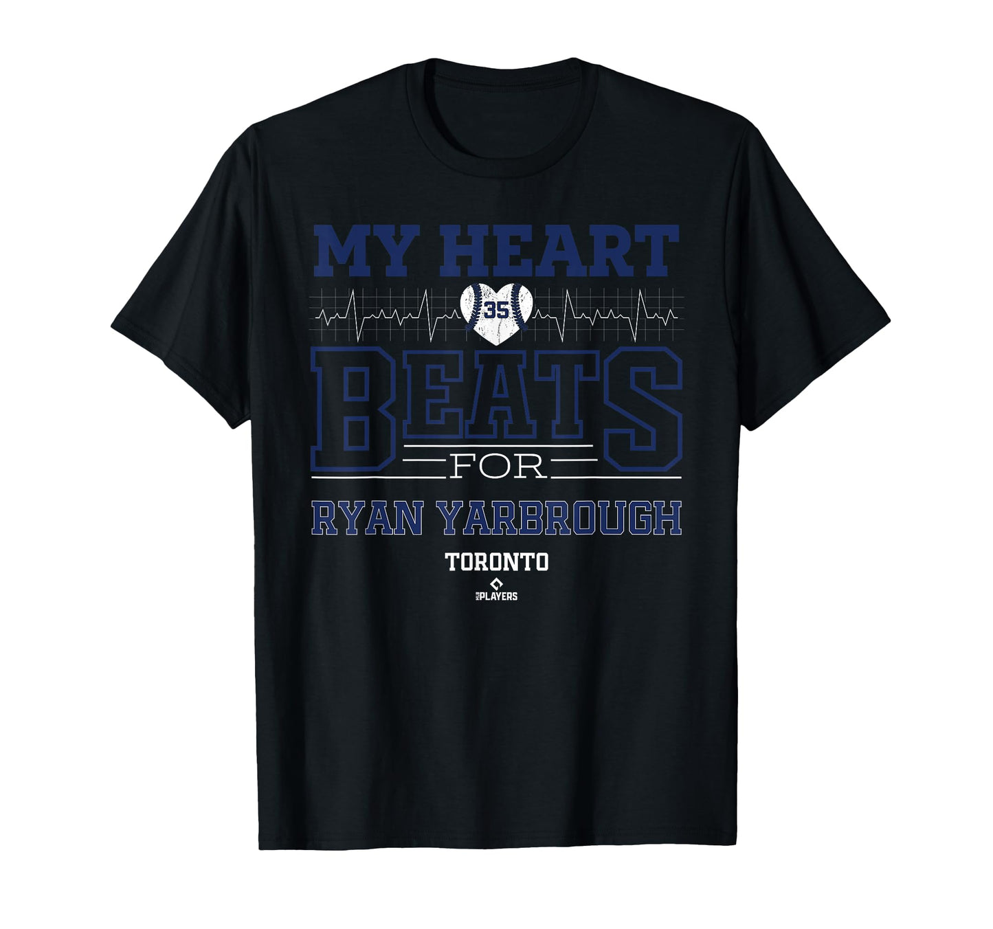 My Heart Beats Ryan Yarbrough Toronto T-Shirt - Fun Novelty Design Unisex - T-Shirt, Sweatshirt, Hoodie