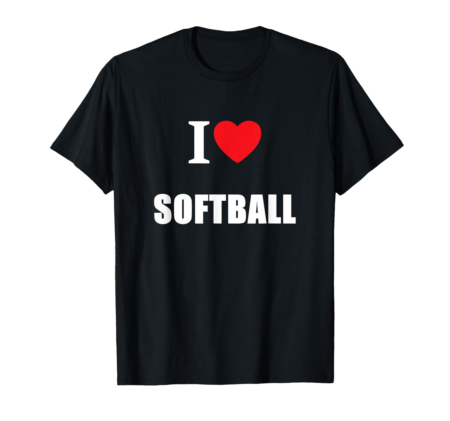 Love Softball Baseball League T-Shirt - Fun Novelty Design for Adults - T-Shirt, Sweatshirt, Hoodie