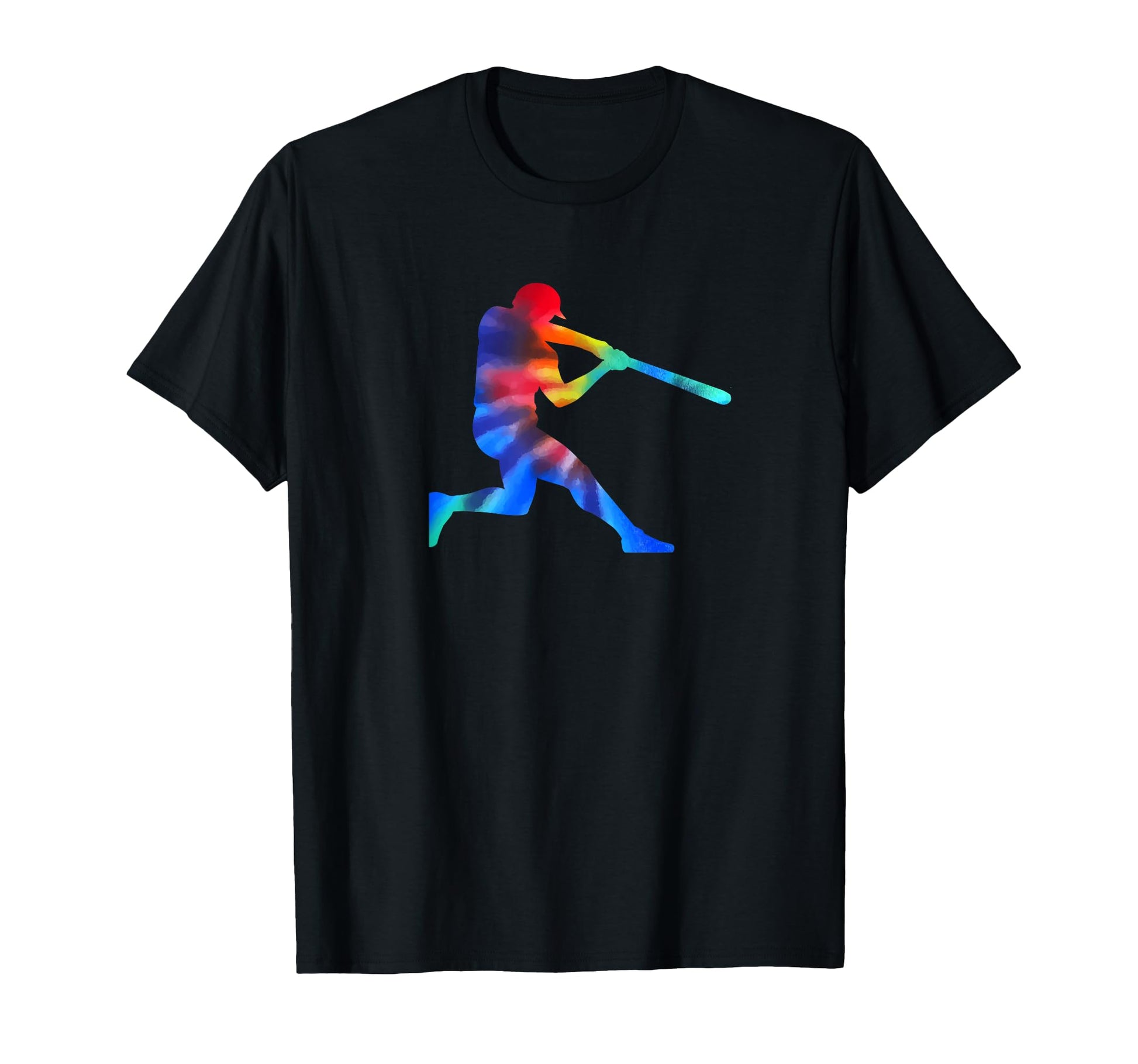 Tie Dye Baseball Batter Hitter Player T-Shirt - Fun Novelty Design Unisex - T-Shirt, Sweatshirt, Hoodie