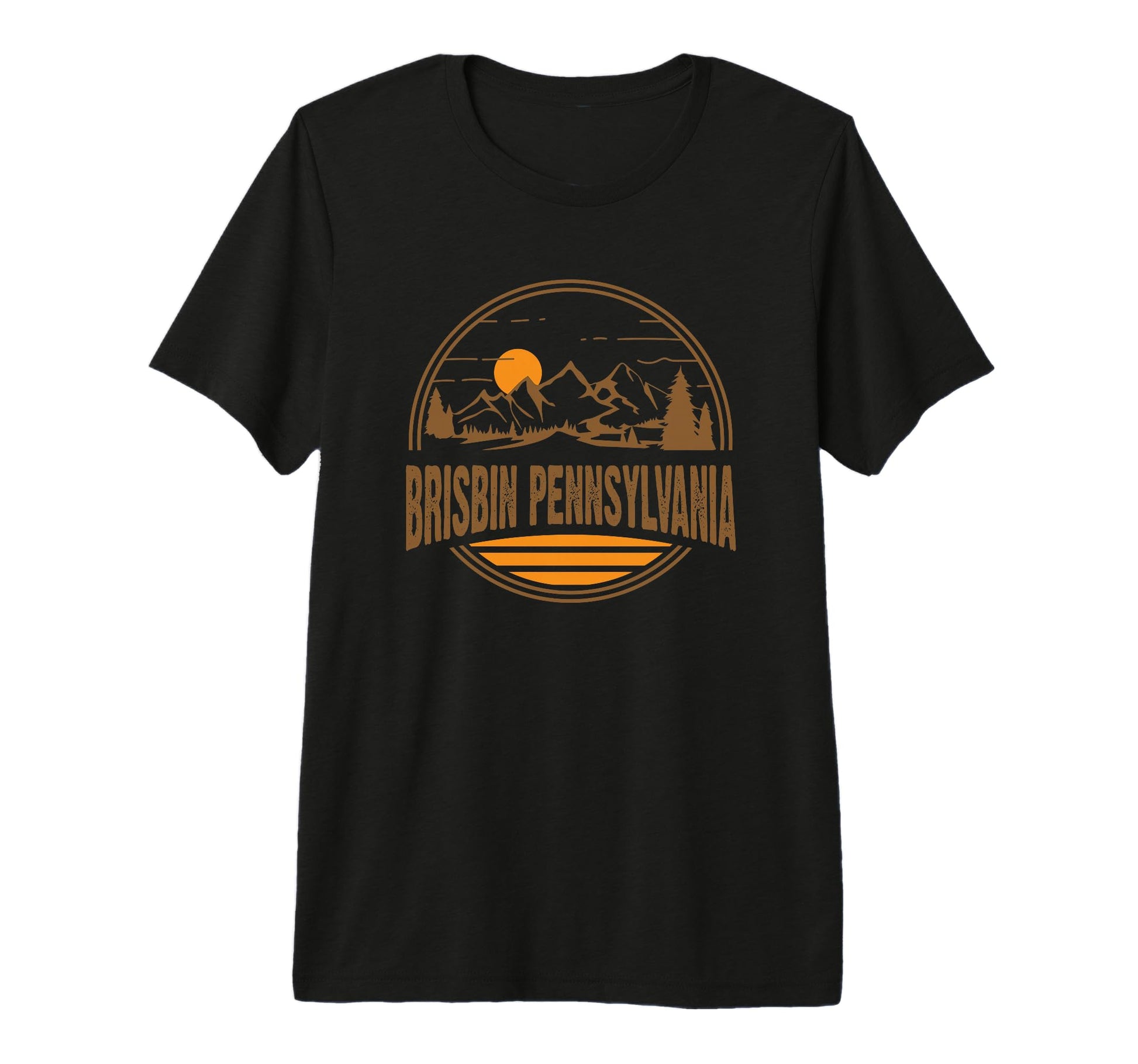 Brisbin Pennsylvania Mountain Hiking T-Shirt - Novelty Apparel Men Women - T-Shirt, Sweatshirt, Hoodie
