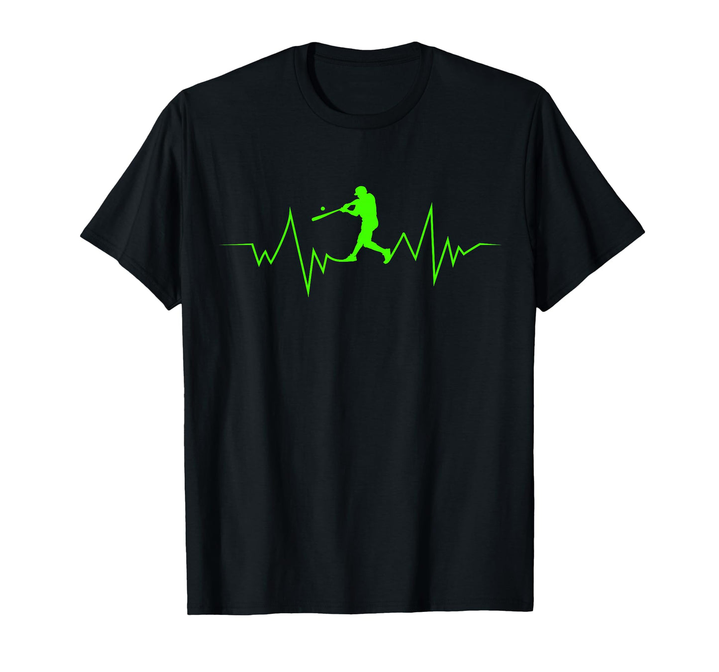 Baseball Heartbeat Sport Fans T-Shirt - Streetwear Style Men Women - T-Shirt, Sweatshirt, Hoodie