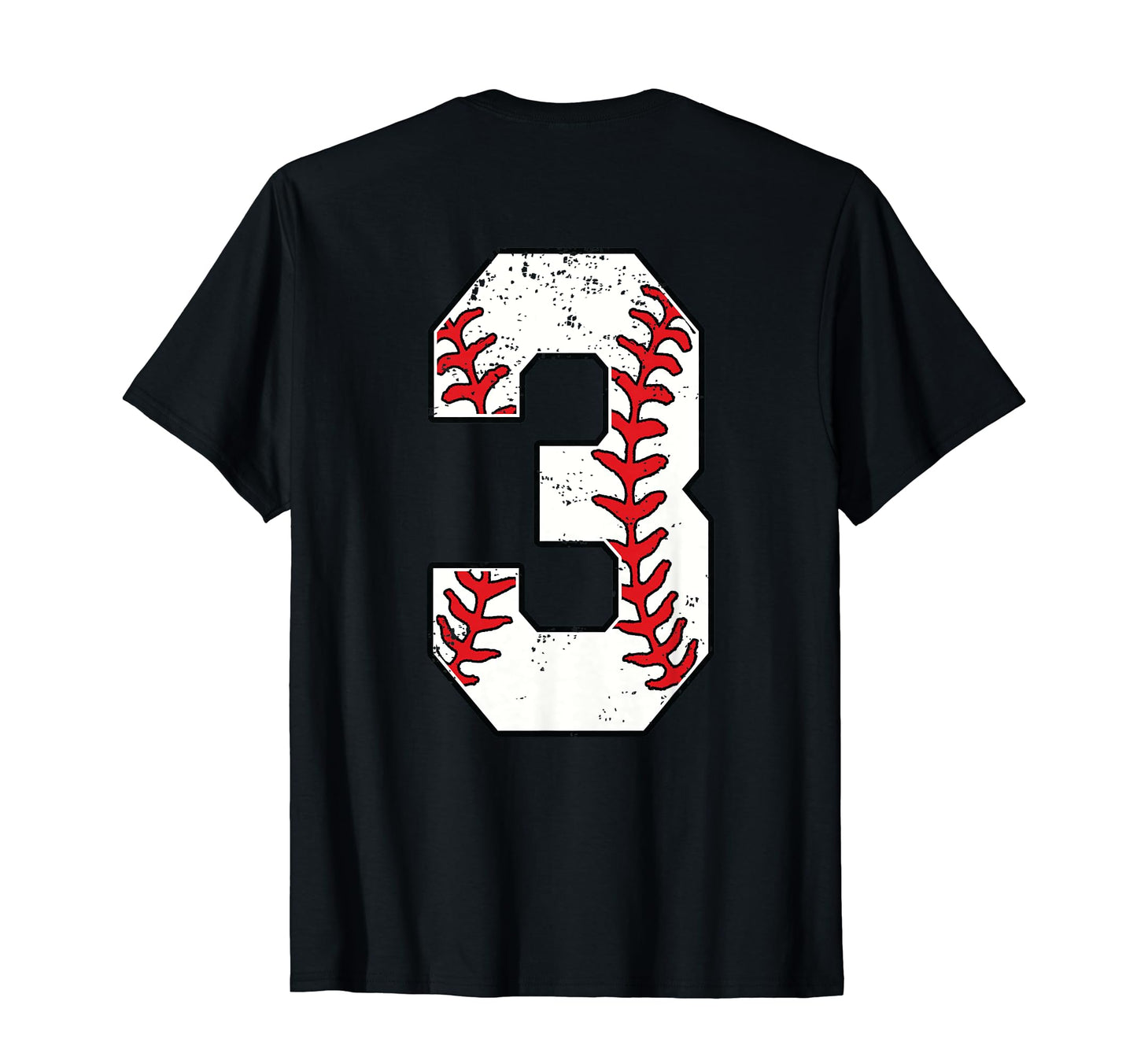Number 3 Baseball Jersey Number 3 Back T-Shirt - Unique Graphic Unisex - T-Shirt, Sweatshirt, Hoodie