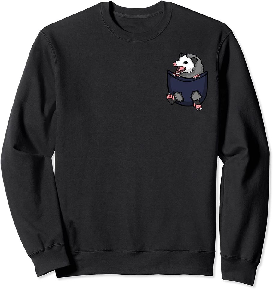 Cute Opossum for Pocket Lovers - Adult & Kids T-Shirts, Sweatshirts & Hoodies apparel design preview 1