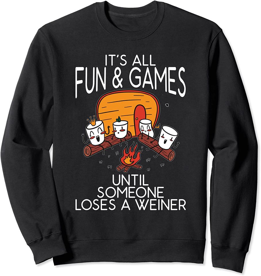 It's all fun and games until someone loses a Weiner - Adult & Kids T-Shirts, Sweatshirts & Hoodies apparel design preview 1