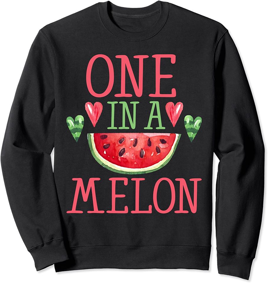 One In A Melon Cute Kids Women's Watermelon - Adult & Kids T-Shirts, Sweatshirts & Hoodies apparel design preview 1