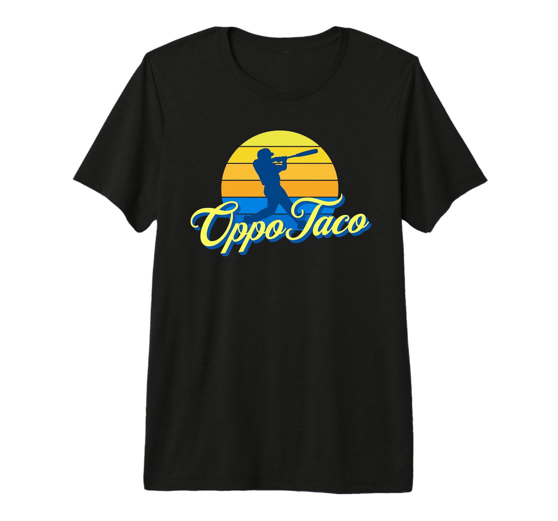 Oppo Taco Home Run Baseball Tri Blend T-Shirt - Streetwear Style Unisex - T-Shirt, Sweatshirt, Hoodie