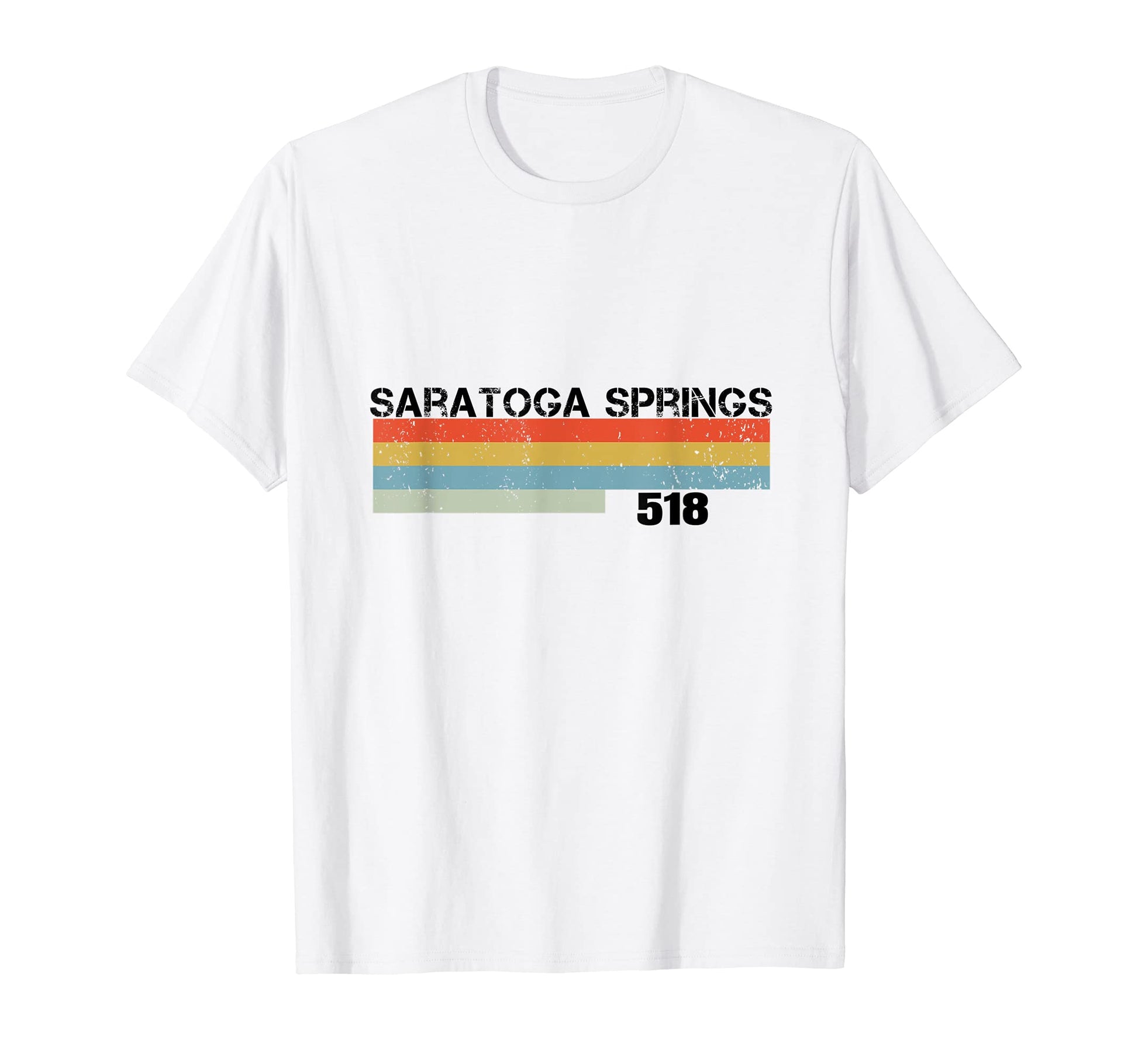 Saratoga Springs Stripes T-Shirt - Custom Art Print Unisex - T-Shirt, Sweatshirt, Hoodie