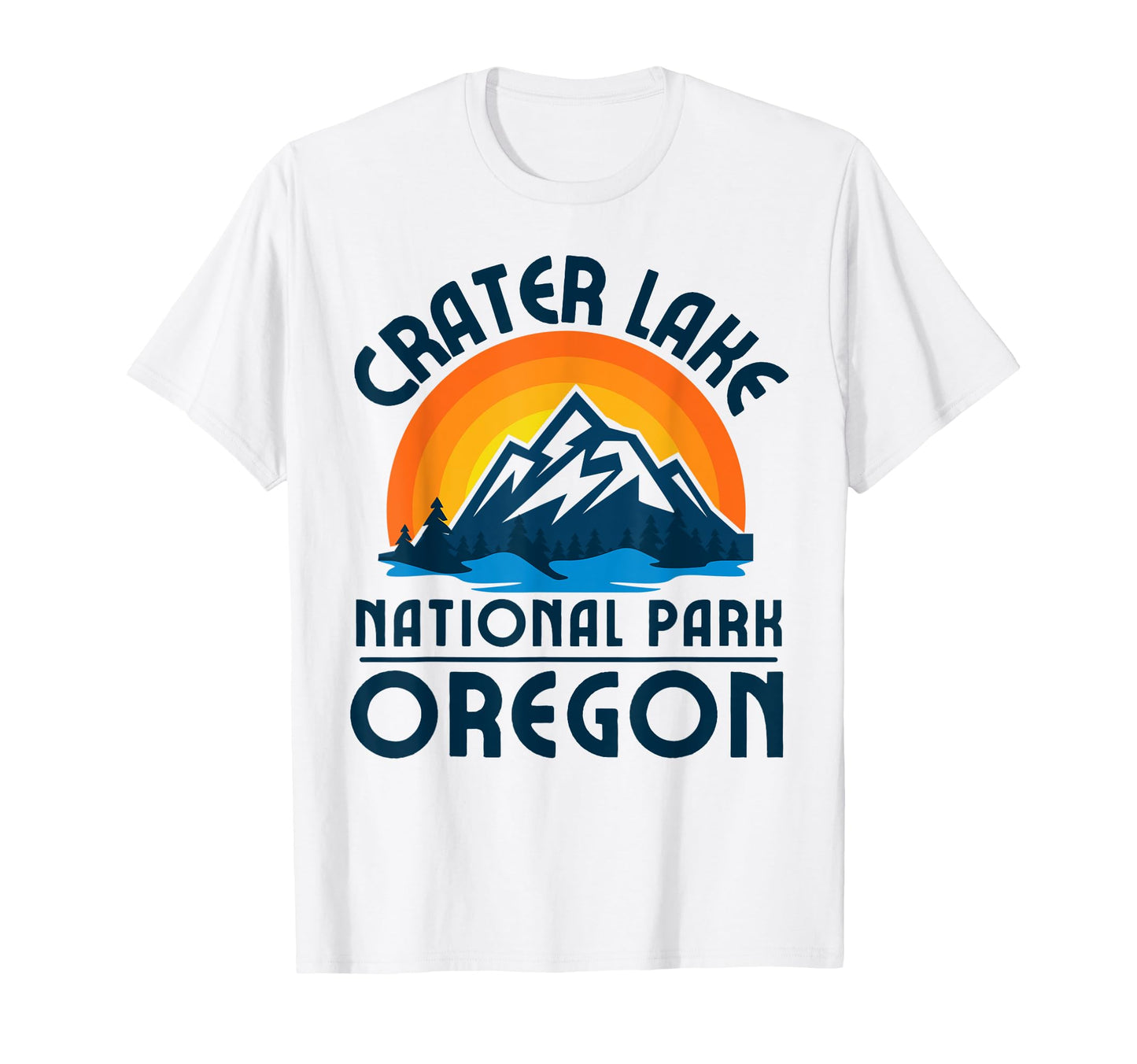 Crater Lake National Park Oregon Hoodie - Fun Novelty Design for Adults - T-Shirt, Sweatshirt, Hoodie