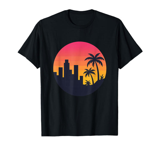 80S Synthwave T-Shirt - Fun Novelty Design for Adults - T-Shirt, Sweatshirt, Hoodie