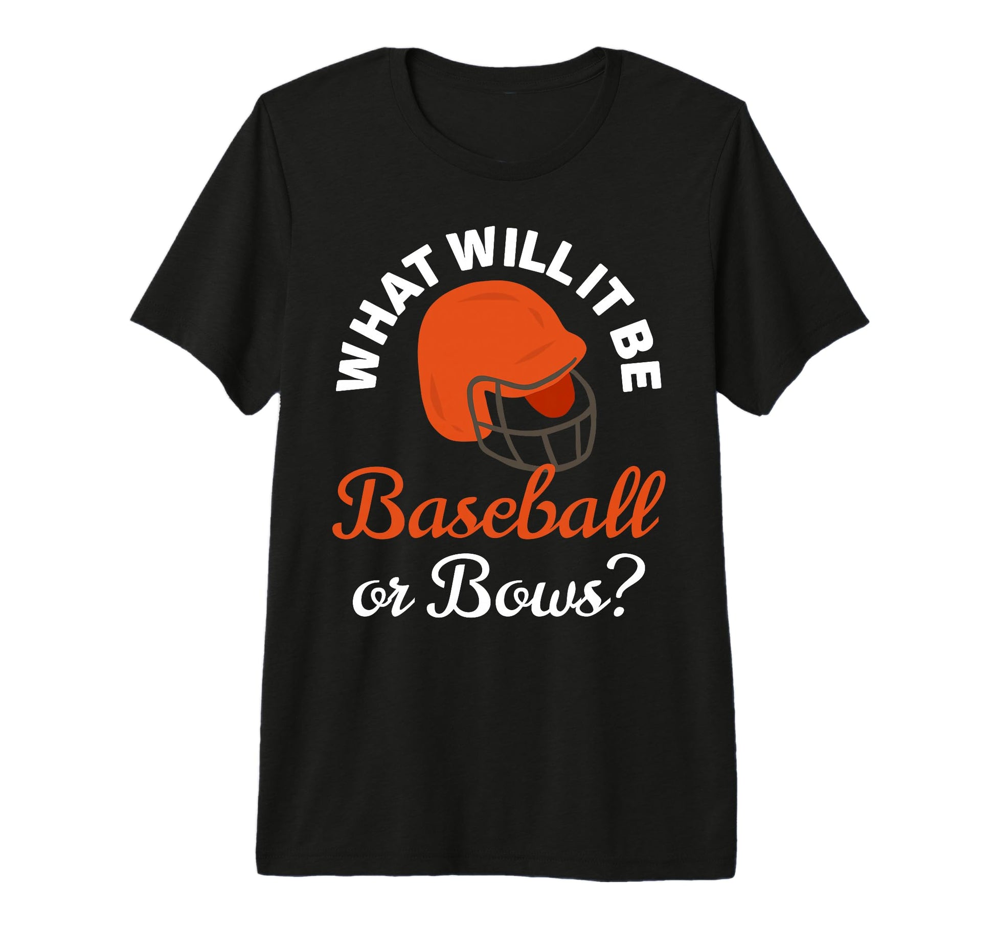 Mens Baseball Bows Sports Fans Tri Blend T-Shirt - Graphic Print Unisex - T-Shirt, Sweatshirt, Hoodie