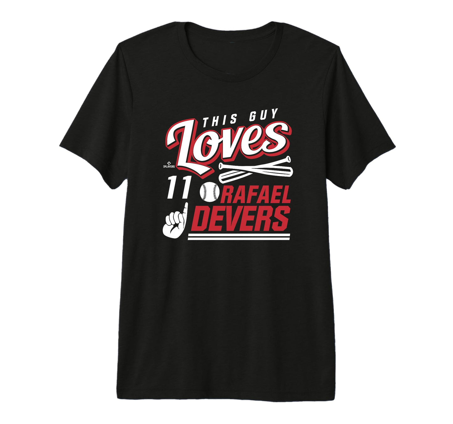 This Guy Loves Rafael Devers Tri T-Shirt - Fun Novelty Design for Adults - T-Shirt, Sweatshirt, Hoodie