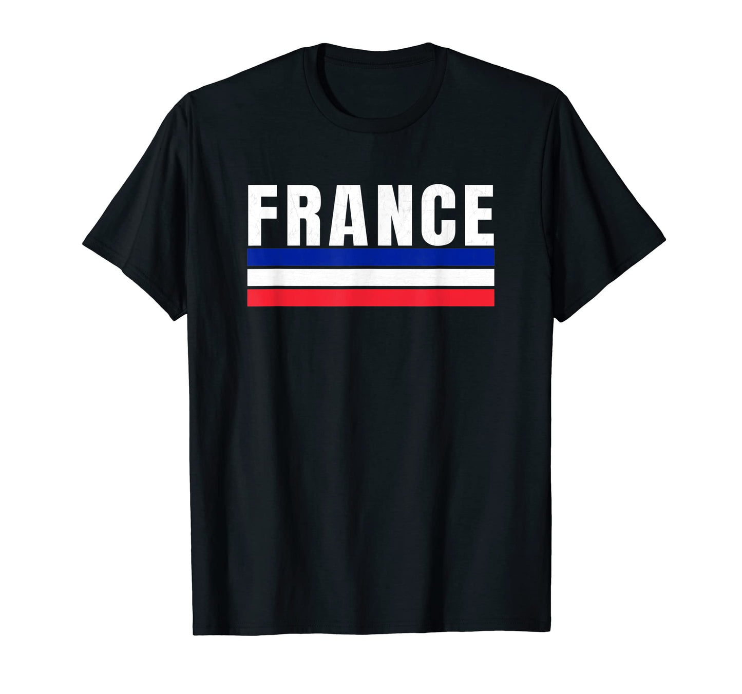France Blue White Red France Fun Fan T-Shirt - Fun Novelty Design Unisex - T-Shirt, Sweatshirt, Hoodie