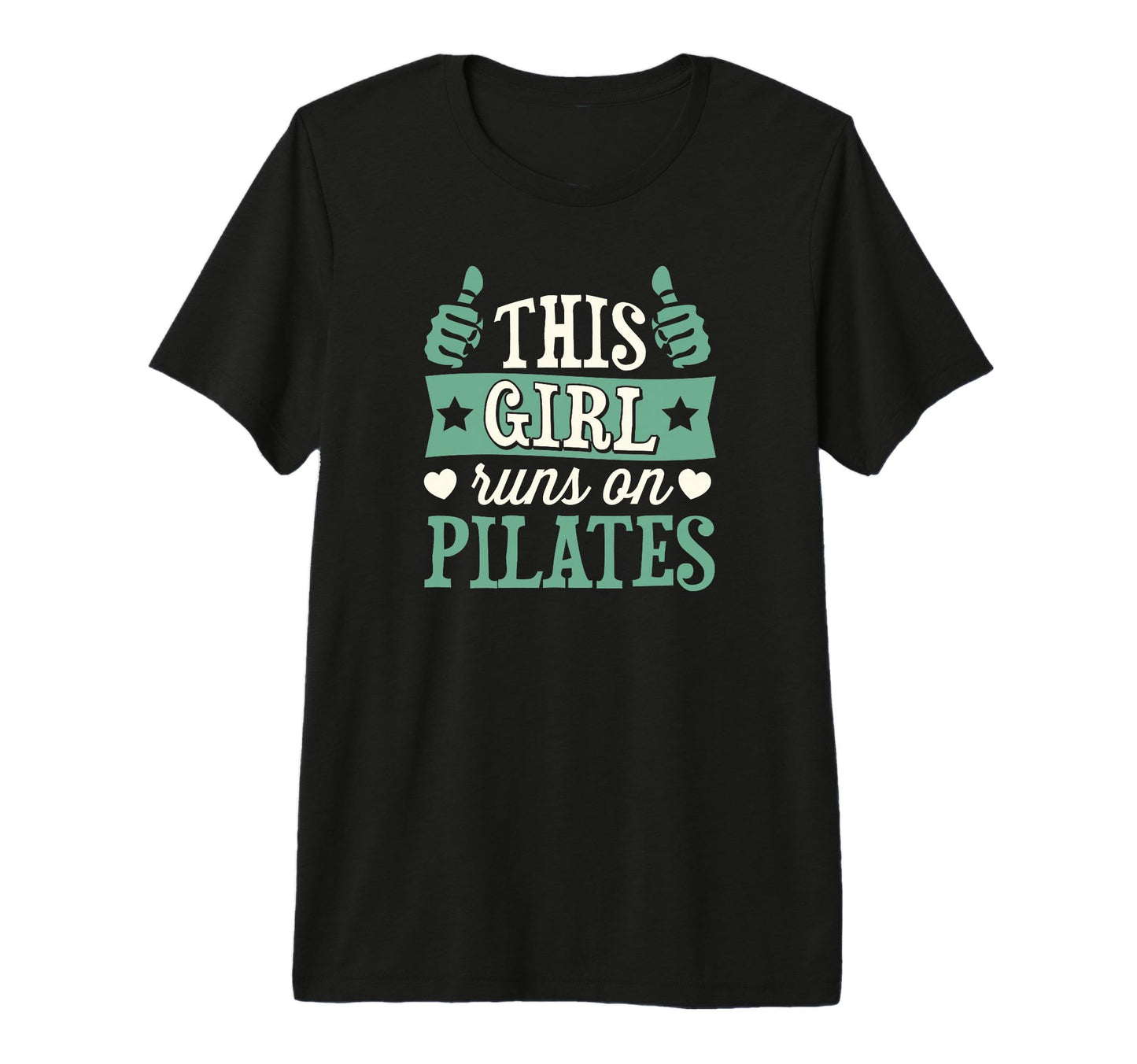 This Runs Pilates Tri Blend T-Shirt - Novelty Apparel Unisex - T-Shirt, Sweatshirt, Hoodie