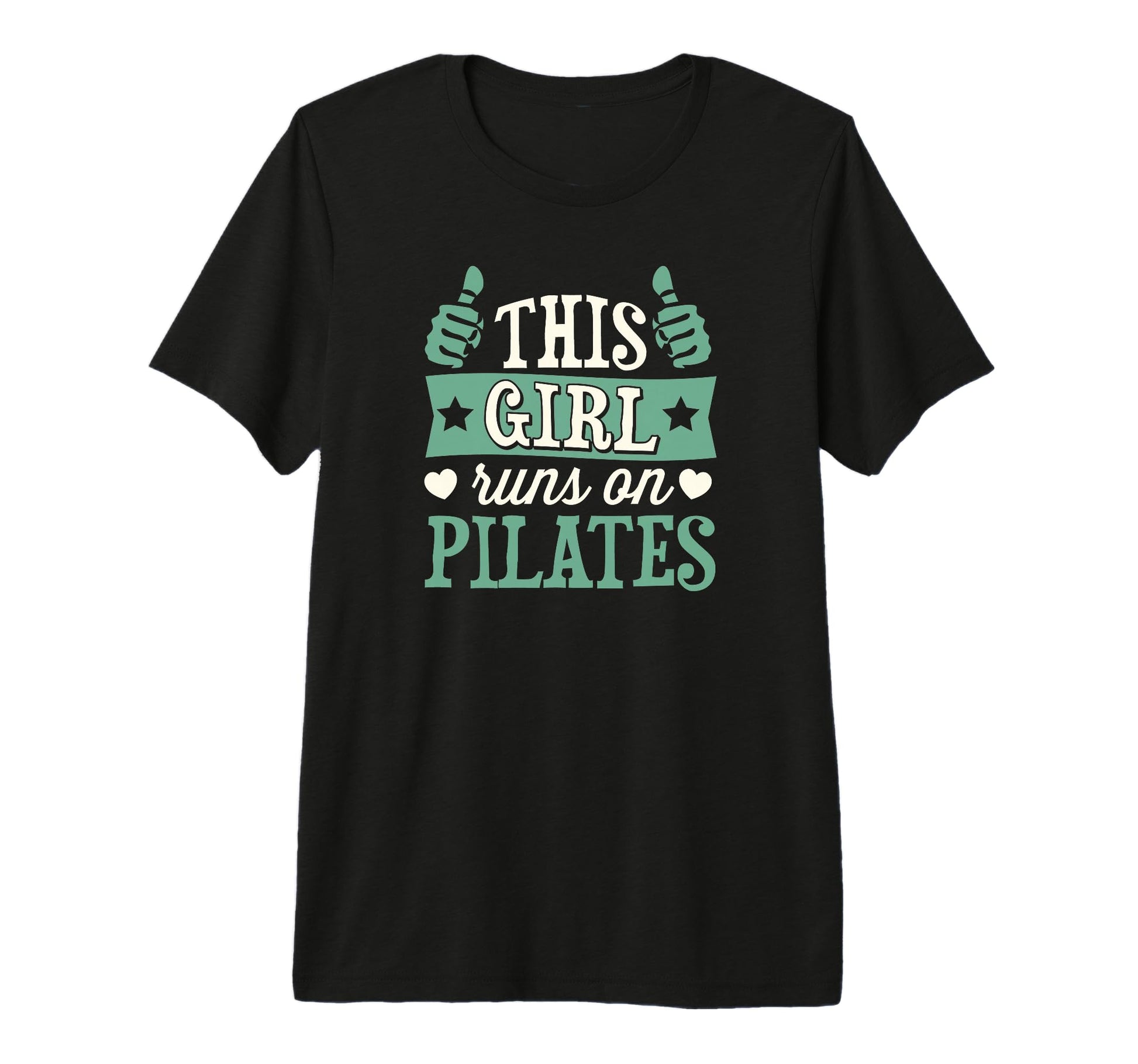 This Runs Pilates Tri Blend T-Shirt - Novelty Apparel Unisex - T-Shirt, Sweatshirt, Hoodie