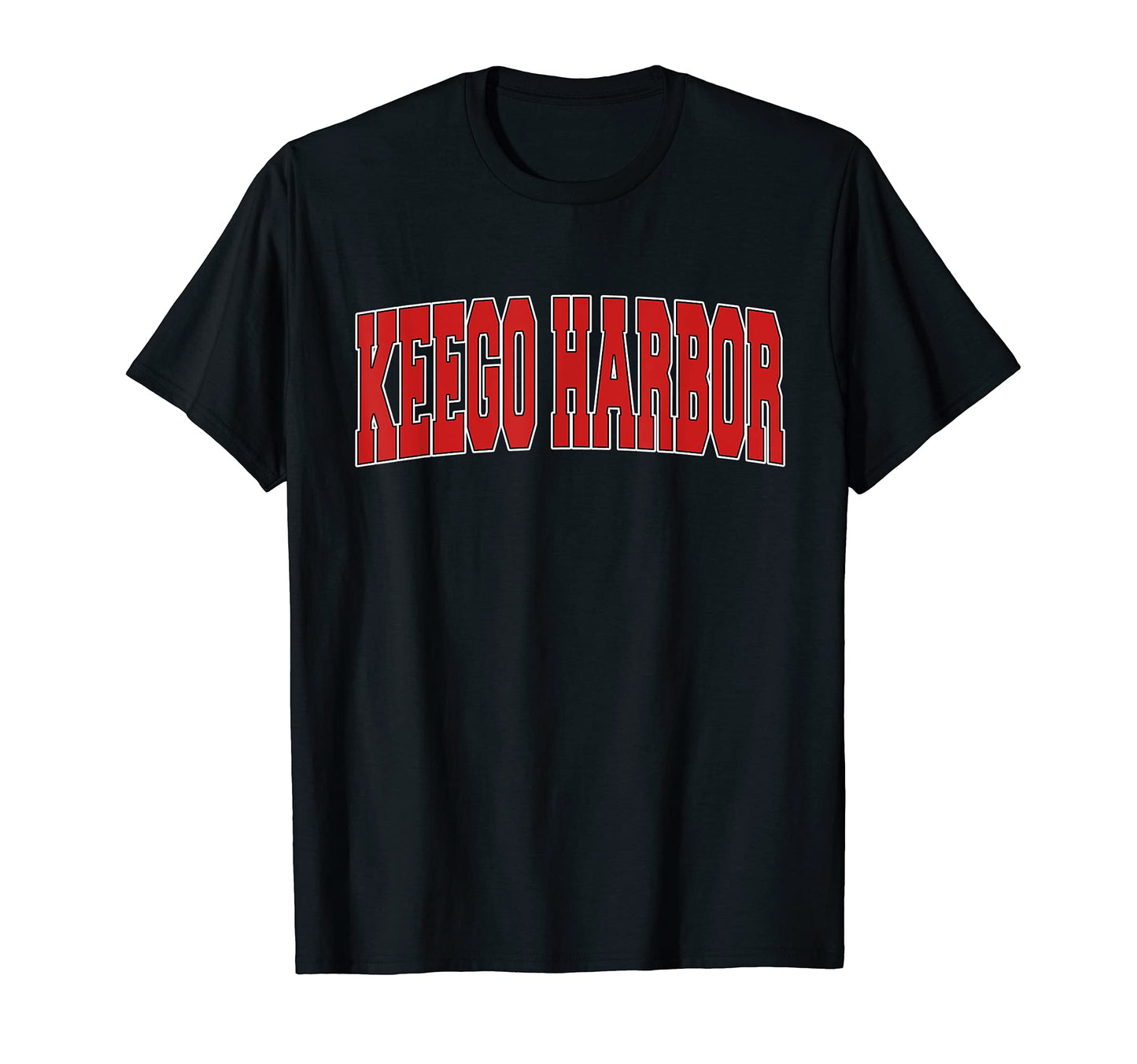 Keego Harbor Mi Michigan Varsity Usa T-Shirt - Custom Art Print Men Women - T-Shirt, Sweatshirt, Hoodie