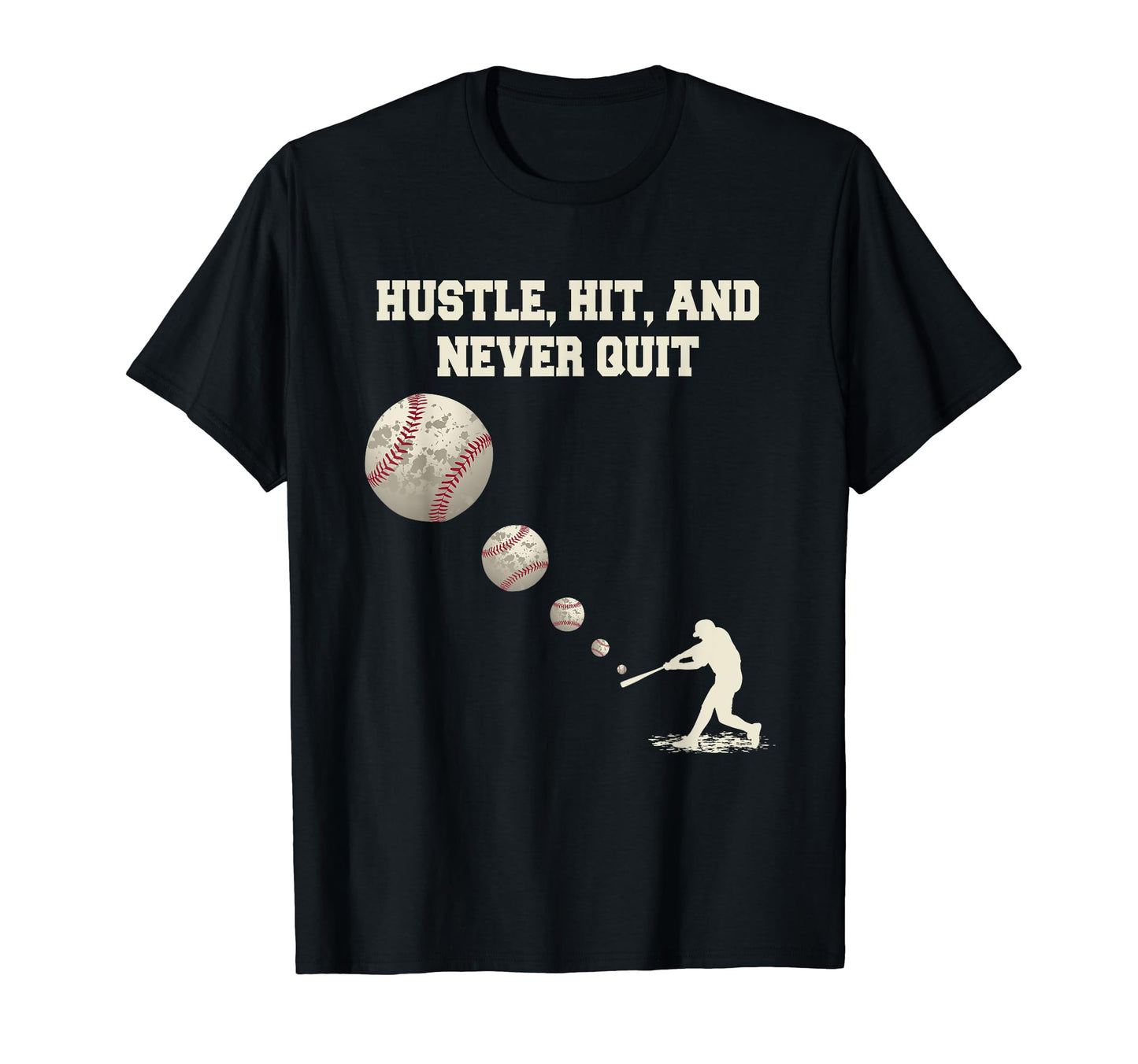 Motivating Life Lessons From Baseball T-Shirt - Graphic Print for Adults - T-Shirt, Sweatshirt, Hoodie