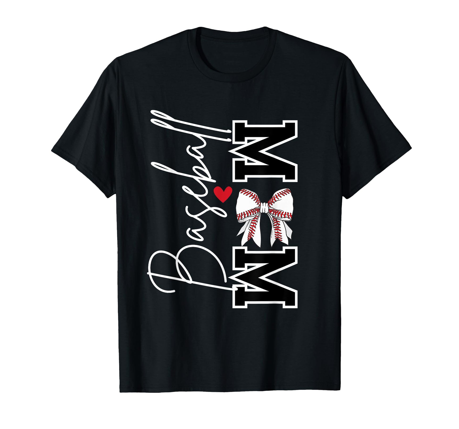 Baseball Coquette Bow Baseball Mom T-Shirt - Aesthetic Graphic Unisex - T-Shirt, Sweatshirt, Hoodie