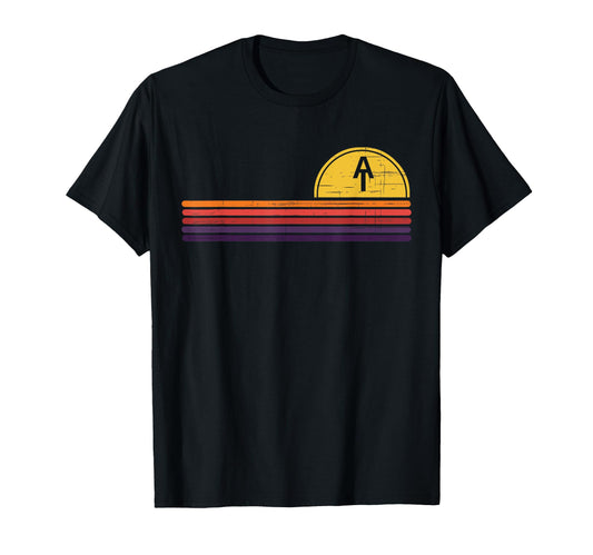 Appalachian Trail Horizontal Stripe Hiking T-Shirt - Trendy Graphic Unisex - T-Shirt, Sweatshirt, Hoodie