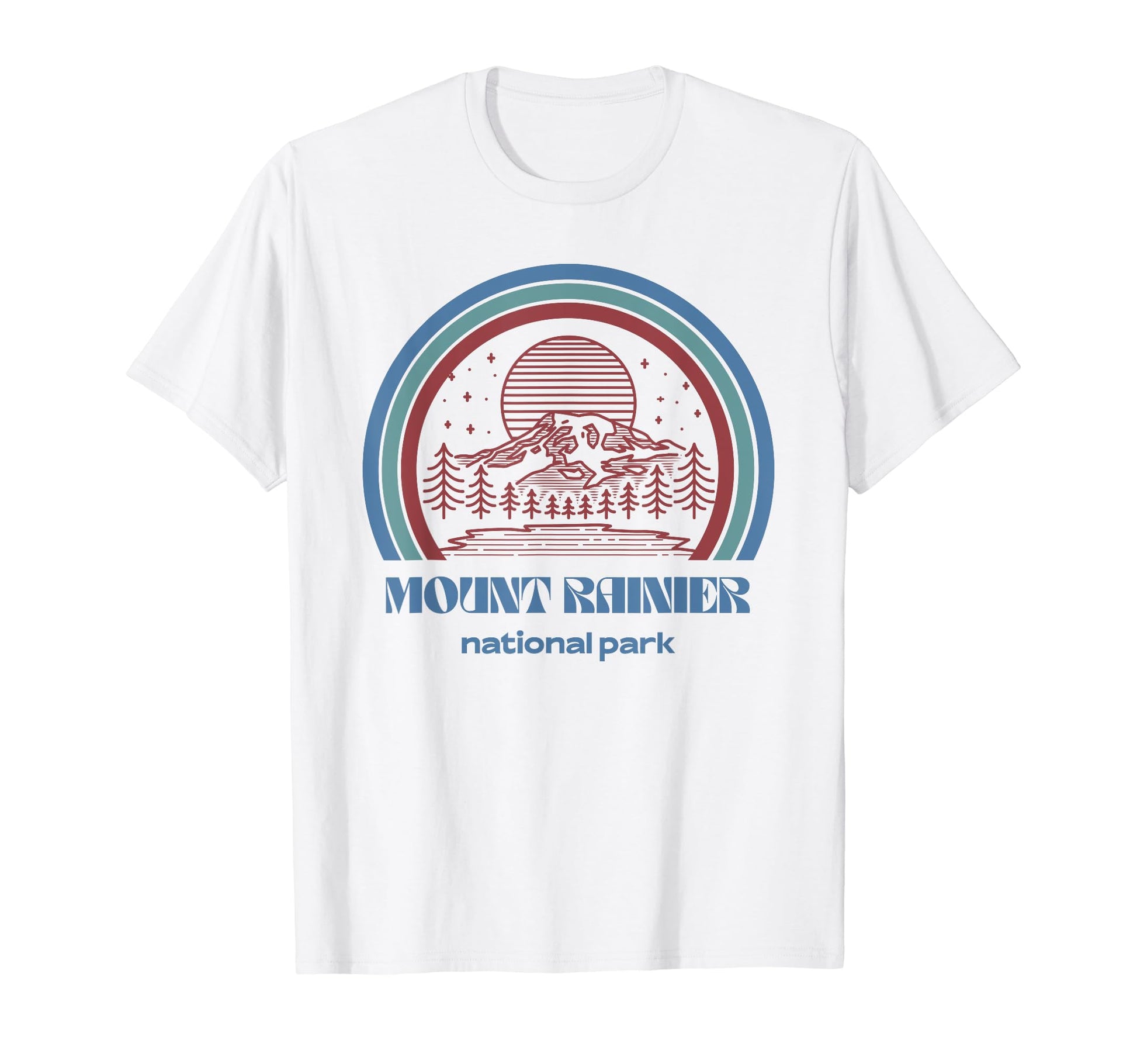 Mount Rainier National Park Outdoor T-Shirt - Aesthetic Graphic Men Women - T-Shirt, Sweatshirt, Hoodie