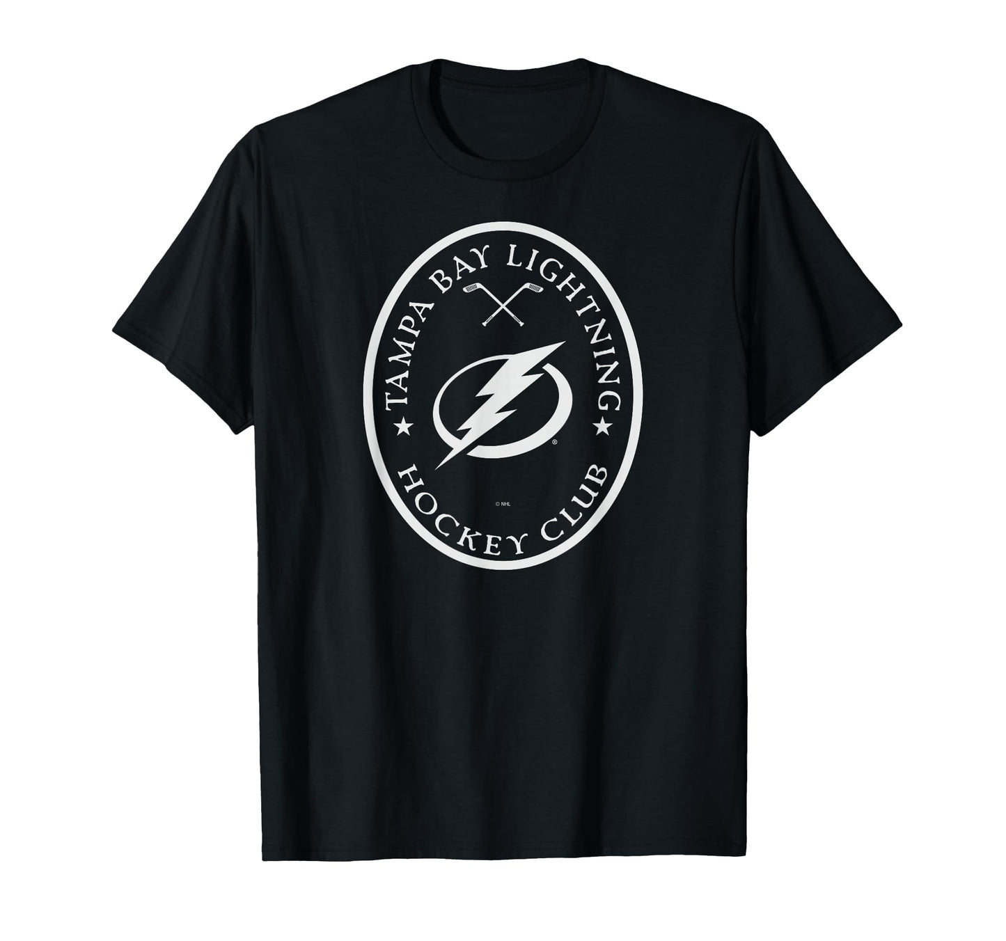 Tampa Bay Lightning Iconic Black T-Shirt - Graphic Print for Adults - T-Shirt, Sweatshirt, Hoodie