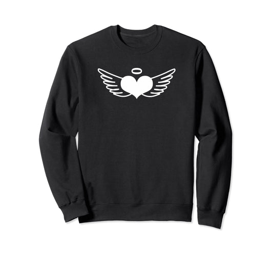 Aesthetic Y2K Fairy Wings Heart Alt Sweatshirt - Novelty Apparel Unisex - T-Shirt, Sweatshirt, Hoodie