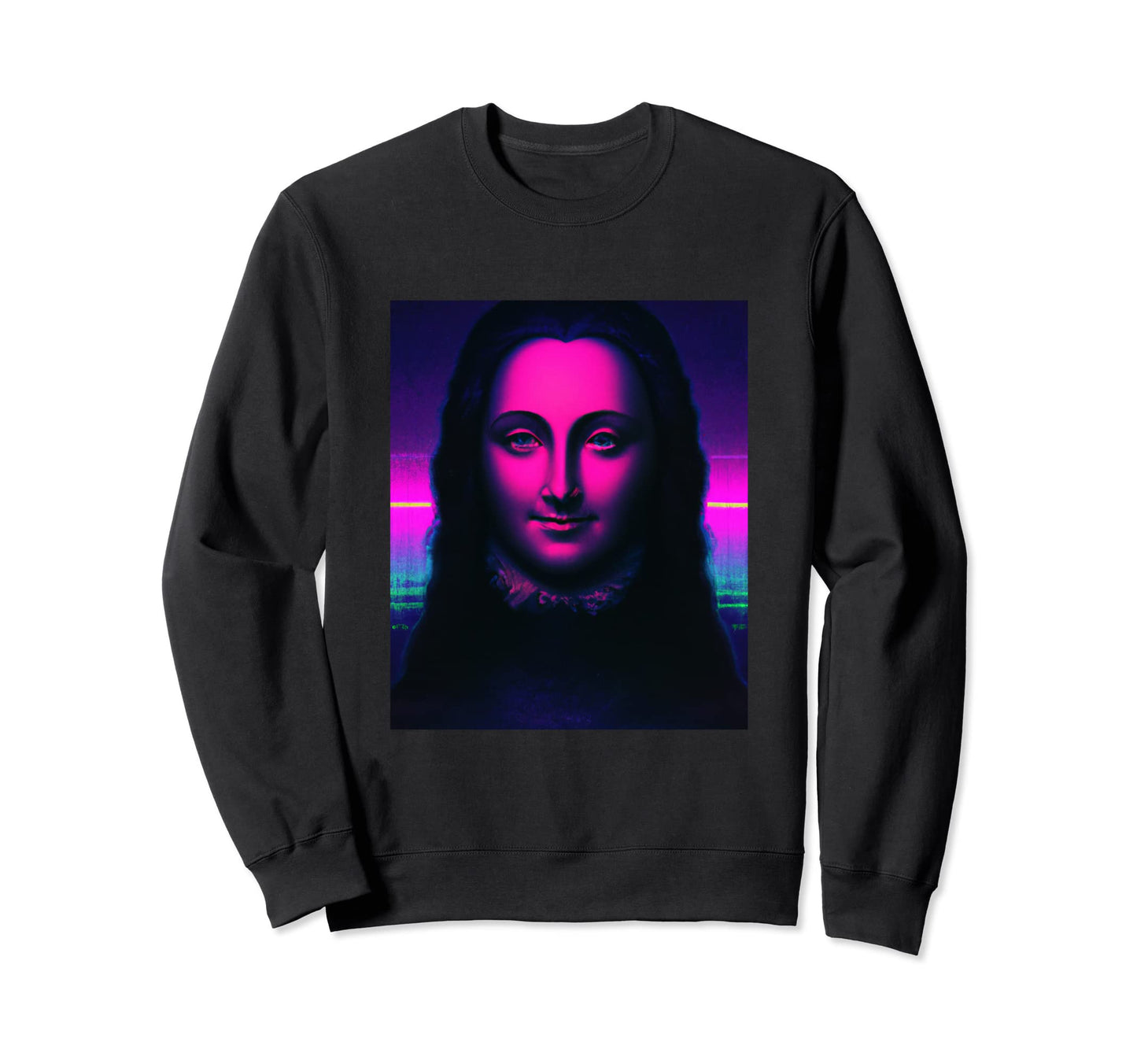 Vaporwave Aesthetic Portrait Sweatshirt - Trendy Graphic Unisex - T-Shirt, Sweatshirt, Hoodie