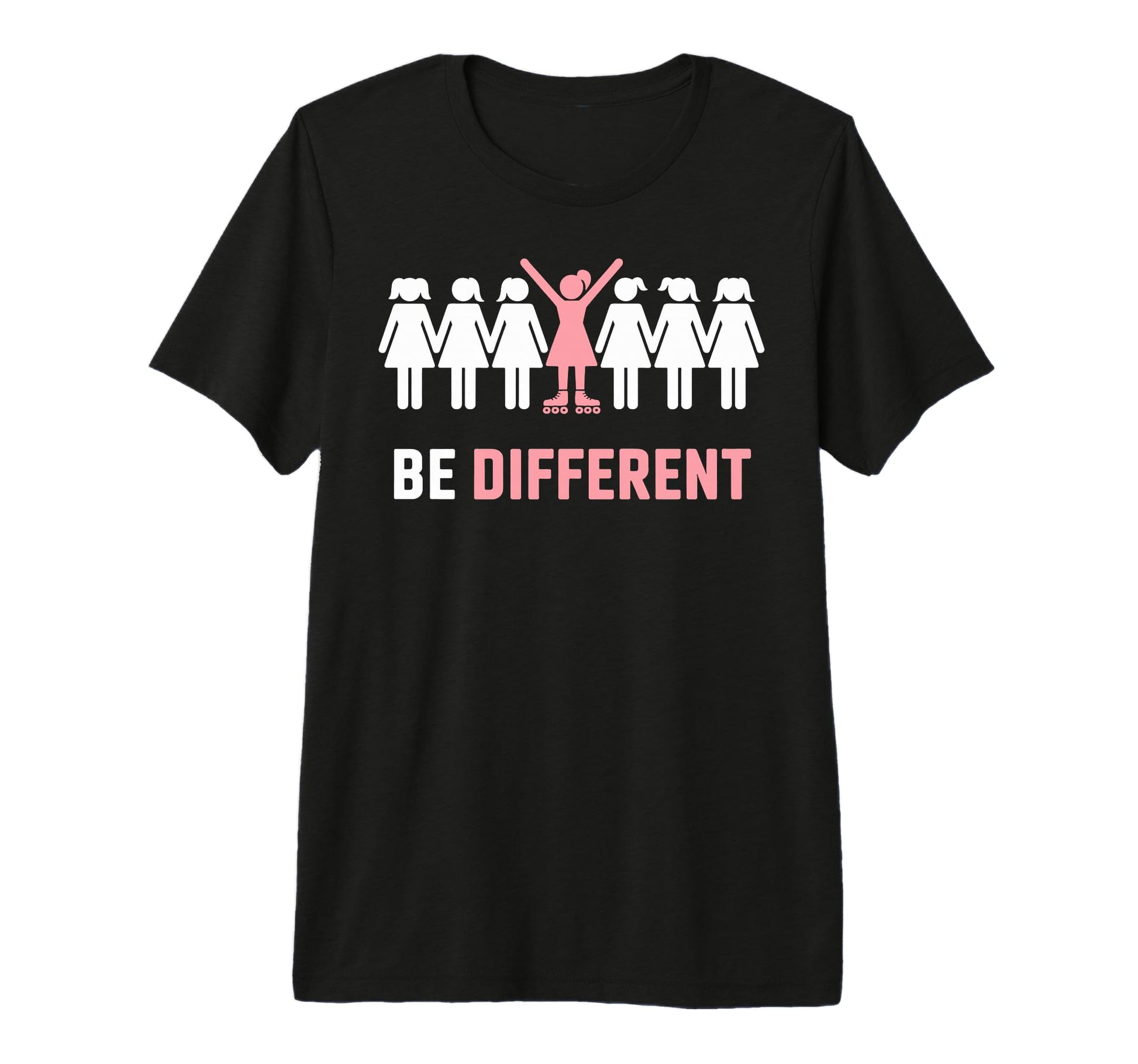 Different Roller Skate Roller T-Shirt - Minimalist Print for Adults - T-Shirt, Sweatshirt, Hoodie