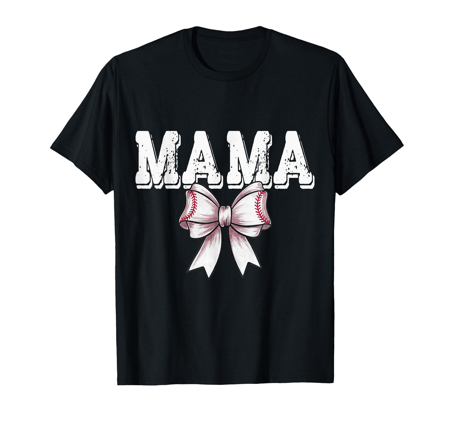 Coquette Baseball Bow Mom Sister T-Shirt - Unique Graphic Men Women - T-Shirt, Sweatshirt, Hoodie