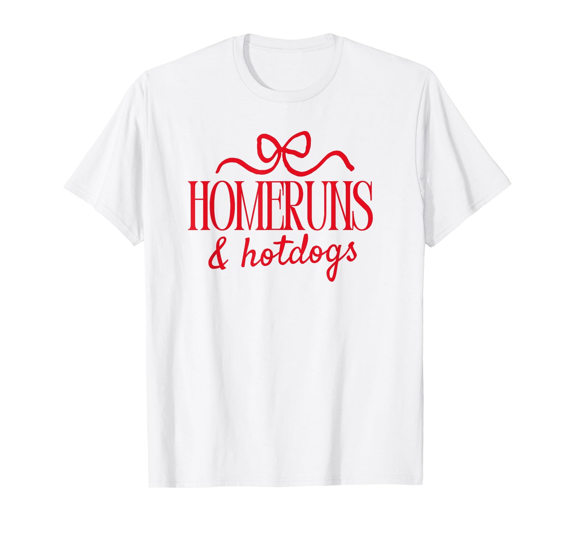 Homeruns And Hotdogs Baseball Mom T-Shirt - Unique Graphic Unisex - T-Shirt, Sweatshirt, Hoodie