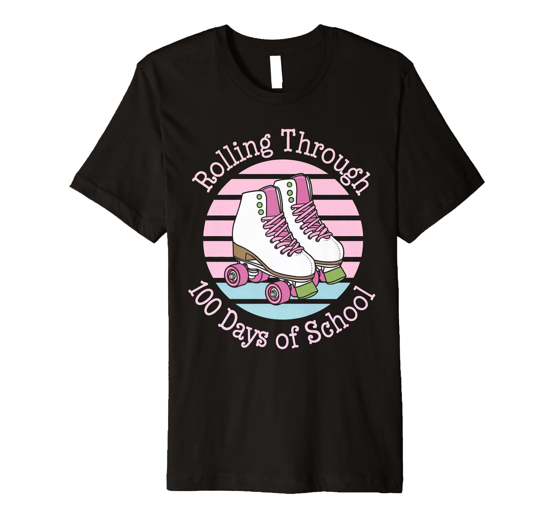 Roller Skate Rolling Through 100 T-Shirt - Casual Everyday Wear for Adults - T-Shirt, Sweatshirt, Hoodie