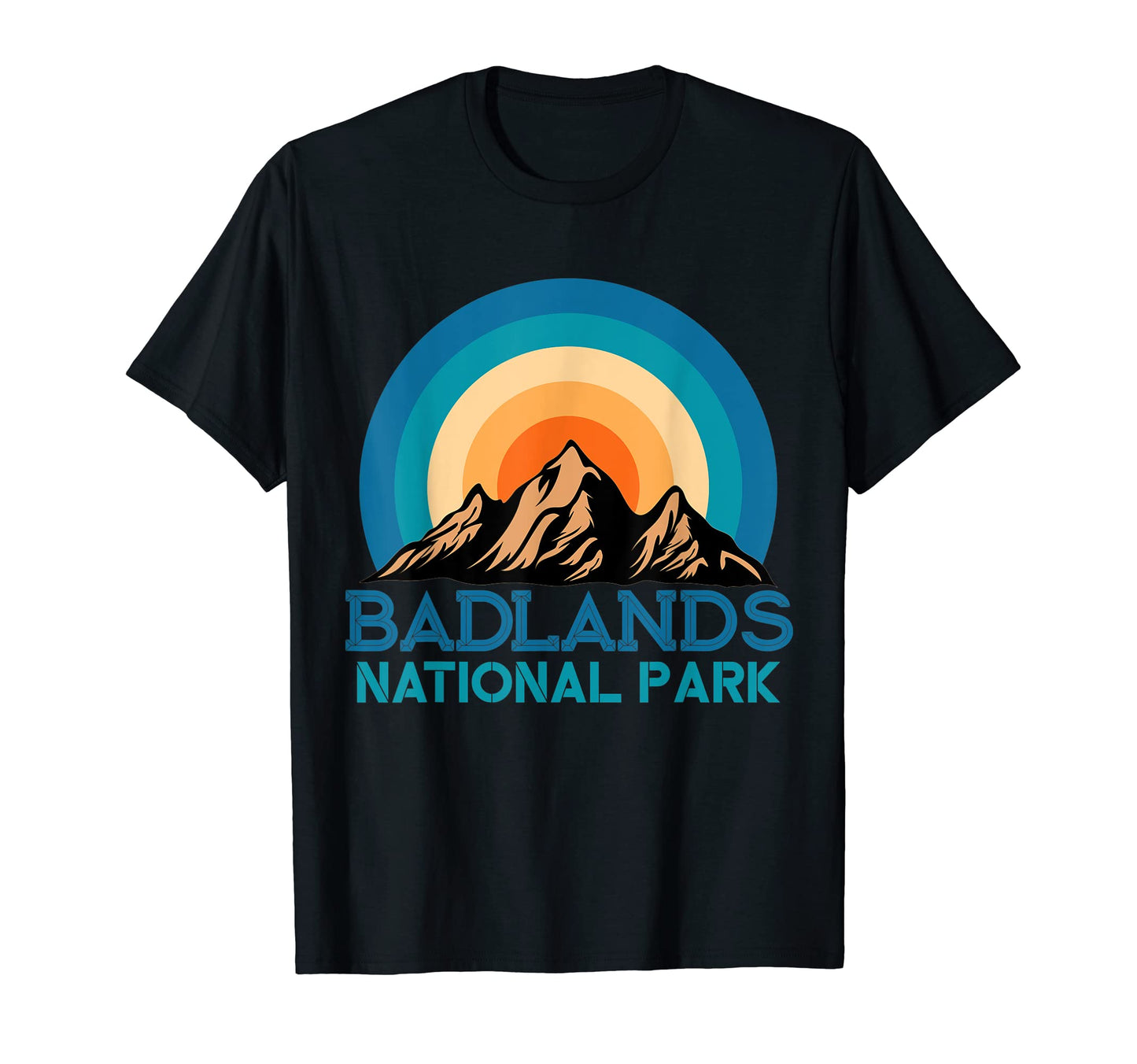Badlands National Park Mountain Hiking T-Shirt - Unique Graphic for Adults - T-Shirt, Sweatshirt, Hoodie