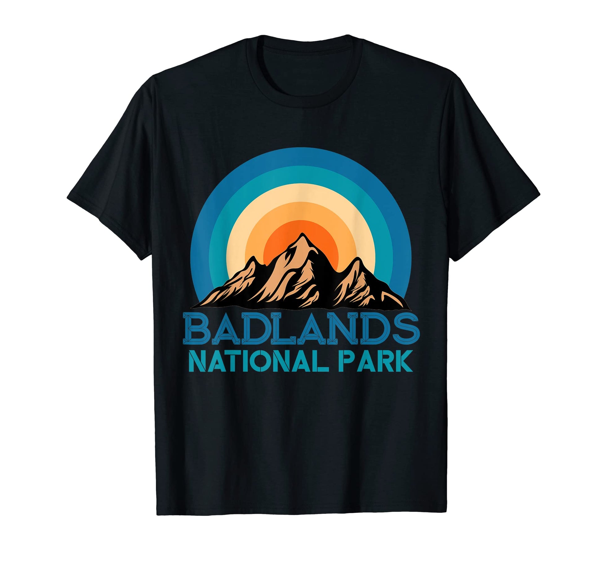 Badlands National Park Mountain Hiking T-Shirt - Unique Graphic for Adults - T-Shirt, Sweatshirt, Hoodie