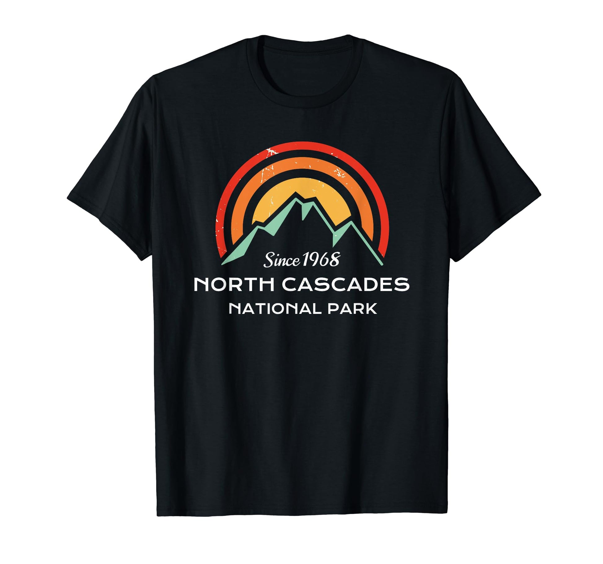 North Cascades National Park T-Shirt - Minimalist Print Men Women - T-Shirt, Sweatshirt, Hoodie