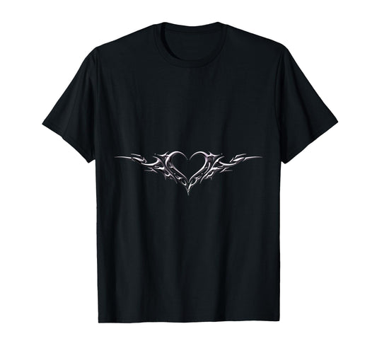 Alt Aesthetic Heart Tribal Heart Love T-Shirt - Novelty Apparel Men Women - T-Shirt, Sweatshirt, Hoodie