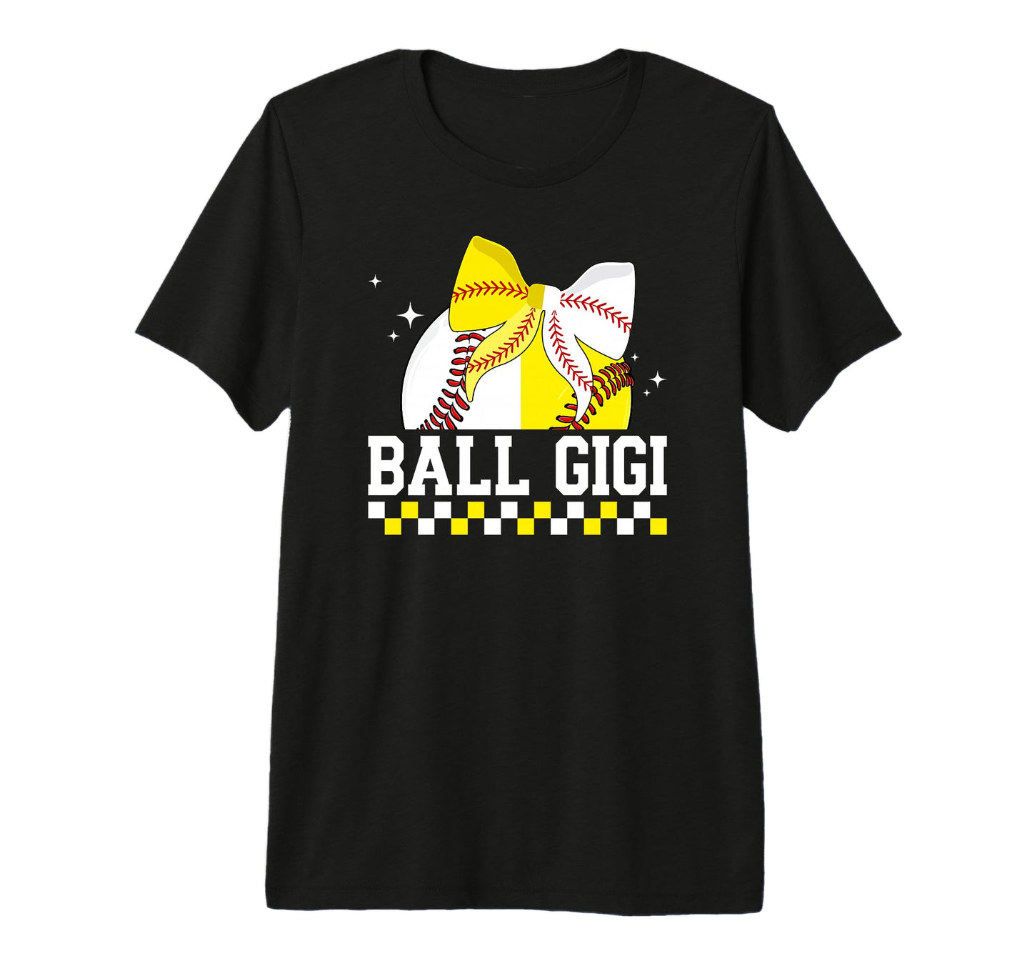 Ball Gigi Grandma Coquette Baseball T-Shirt - Novelty Apparel Men Women - T-Shirt, Sweatshirt, Hoodie