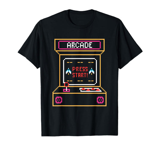 Arcade Machines Arcade Gaming Slots T-Shirt - Minimalist Print for Adults - T-Shirt, Sweatshirt, Hoodie