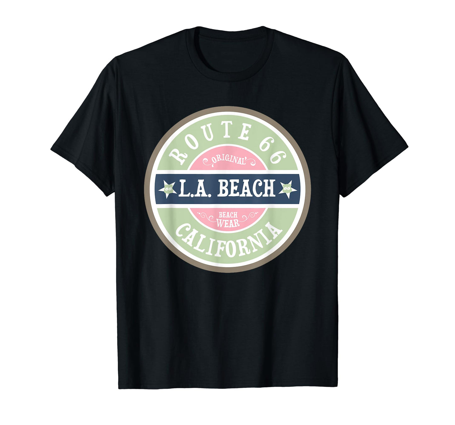 Route 66 Original La Beach Wear T-Shirt - Graphic Print for Adults - T-Shirt, Sweatshirt, Hoodie